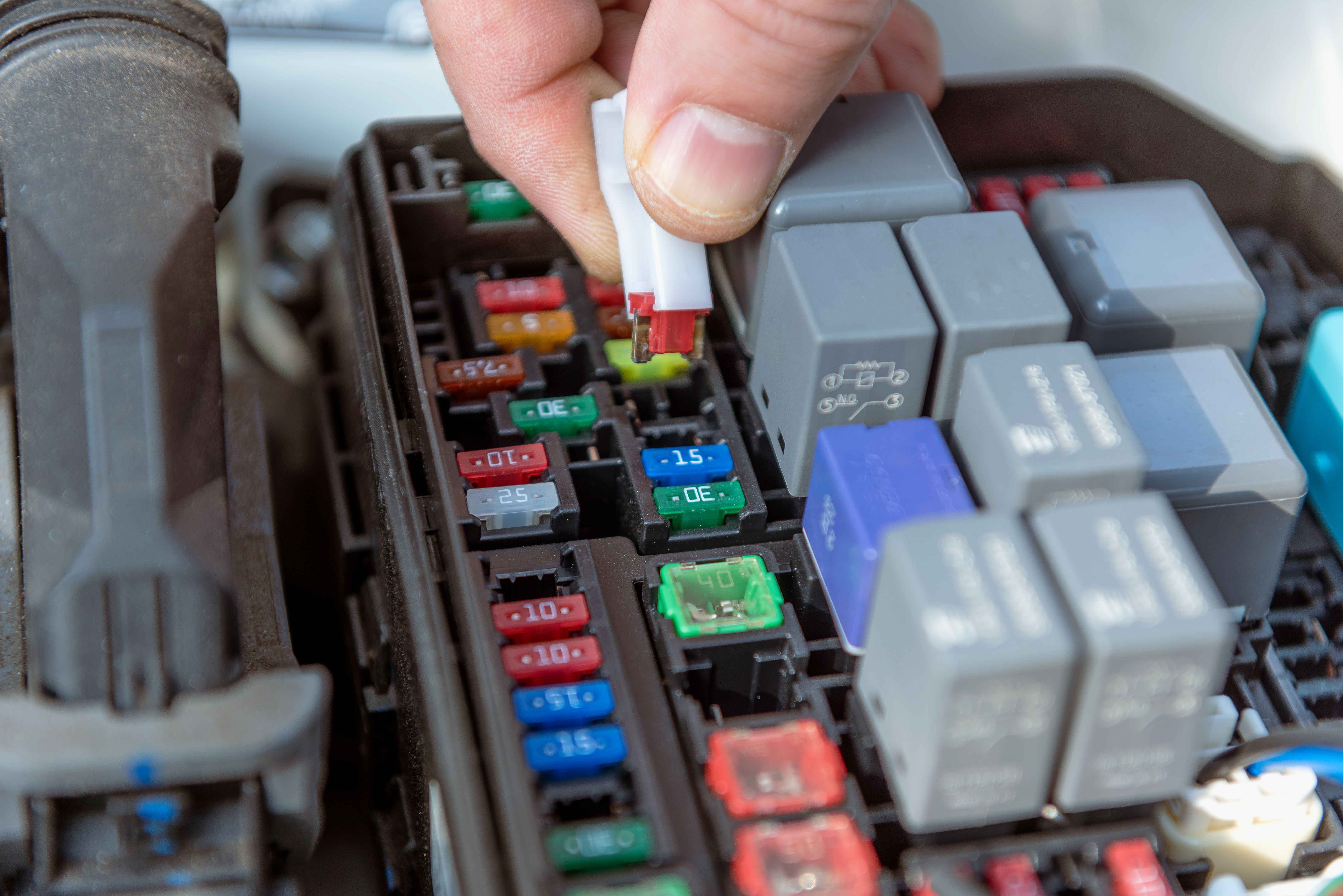 car fuse box