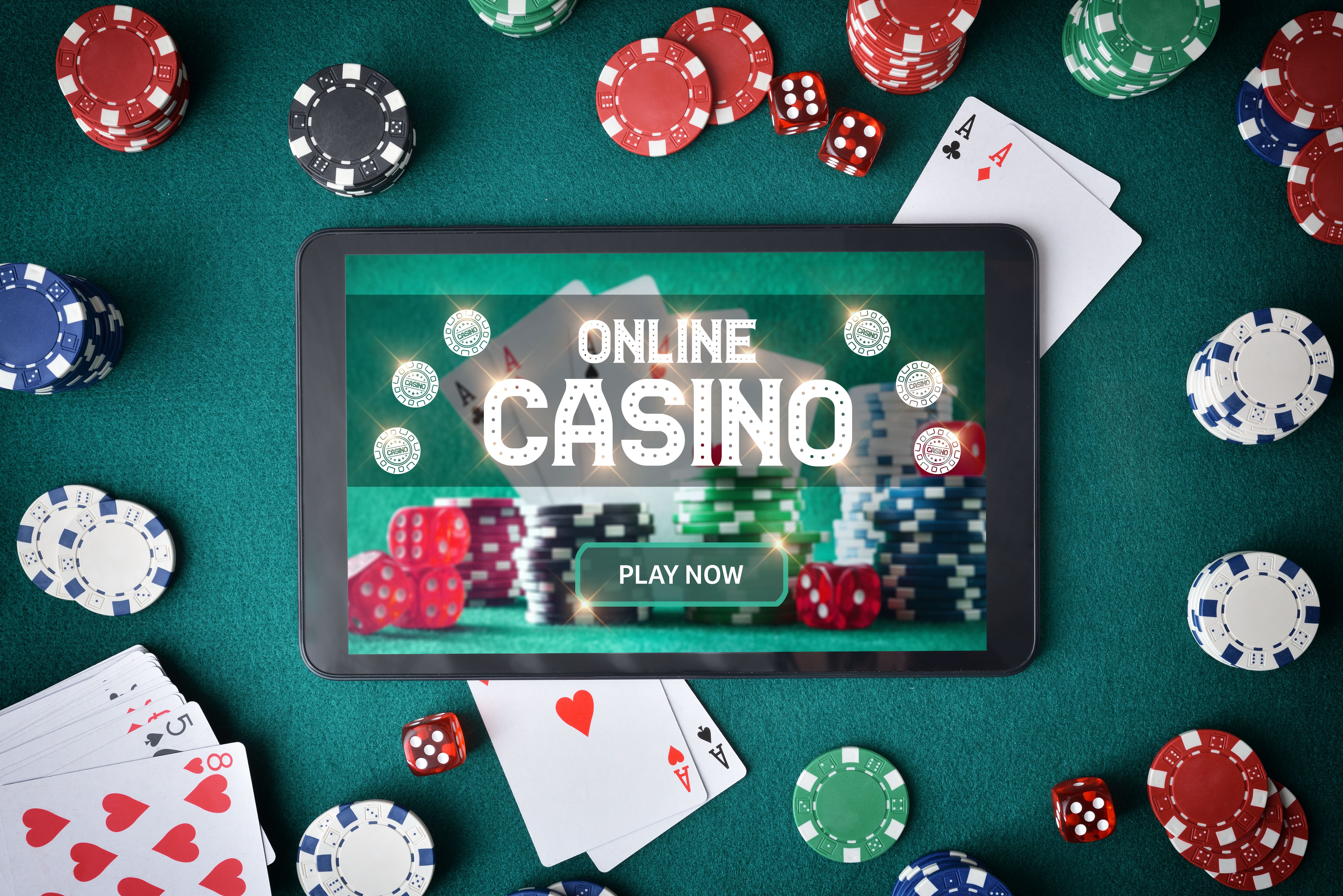 online casino interface