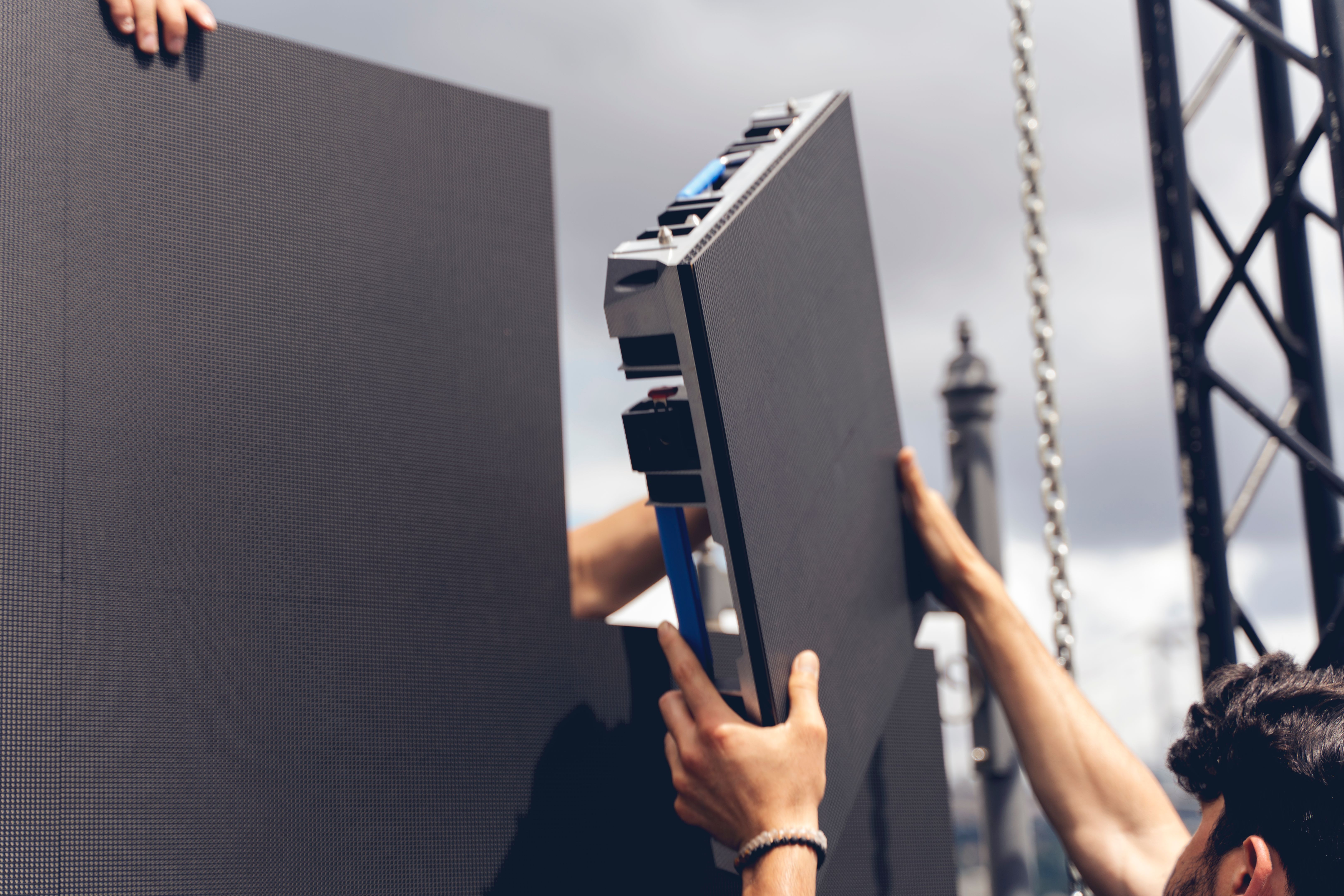 led video wall event