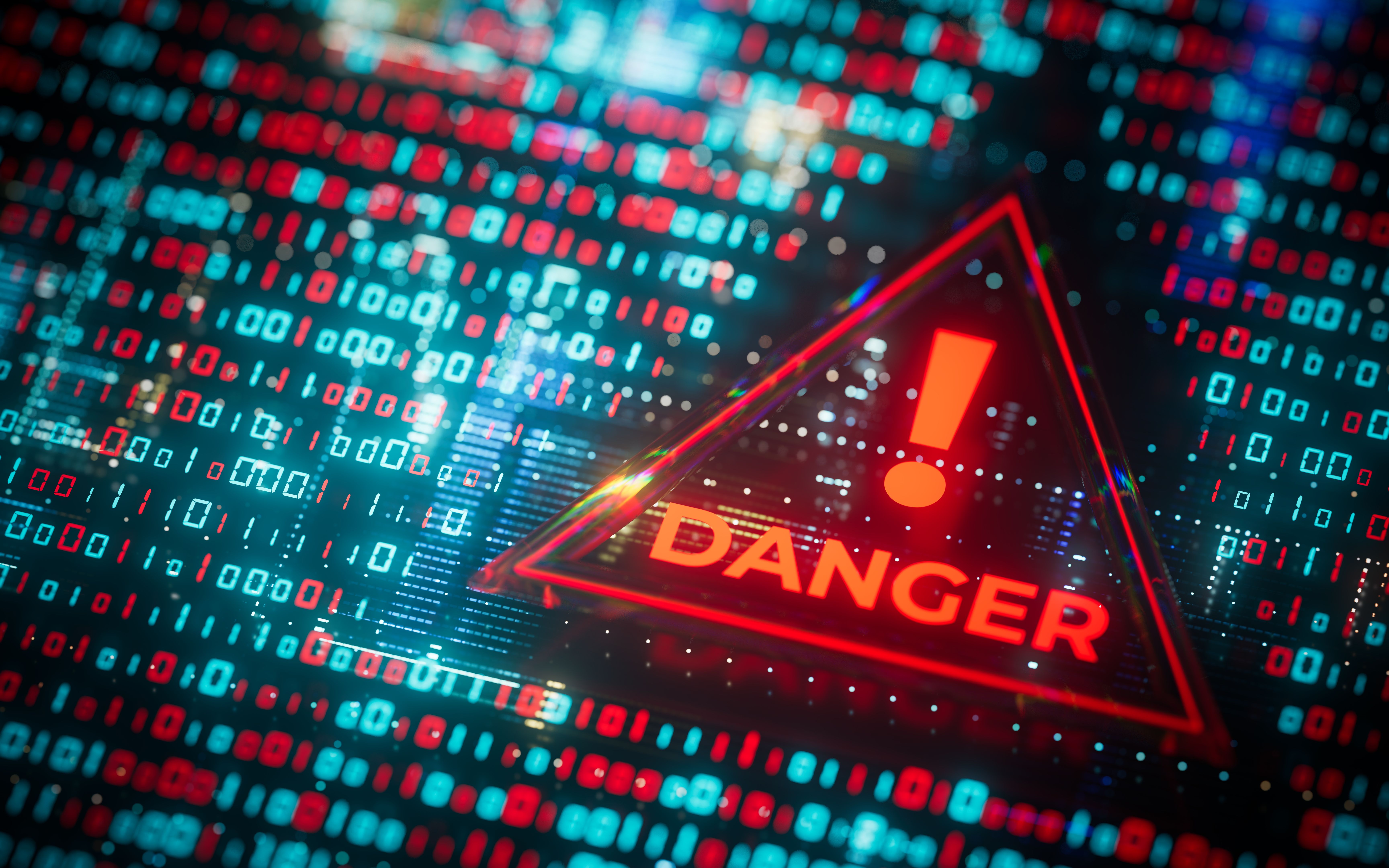 Cyber Security Ransomware Email Phishing Encrypted Technology, Digital Information Protected Secured