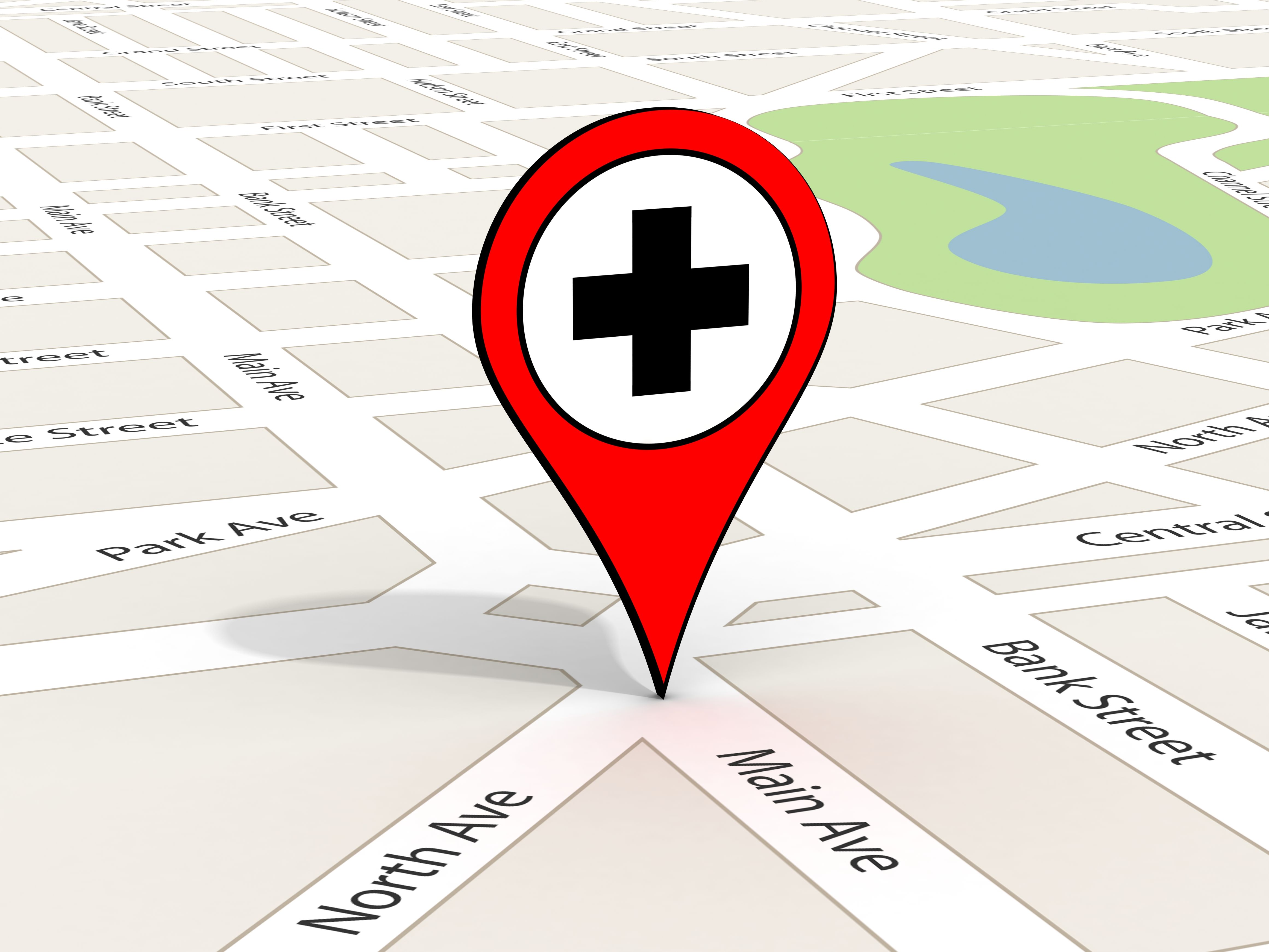 clinic location map