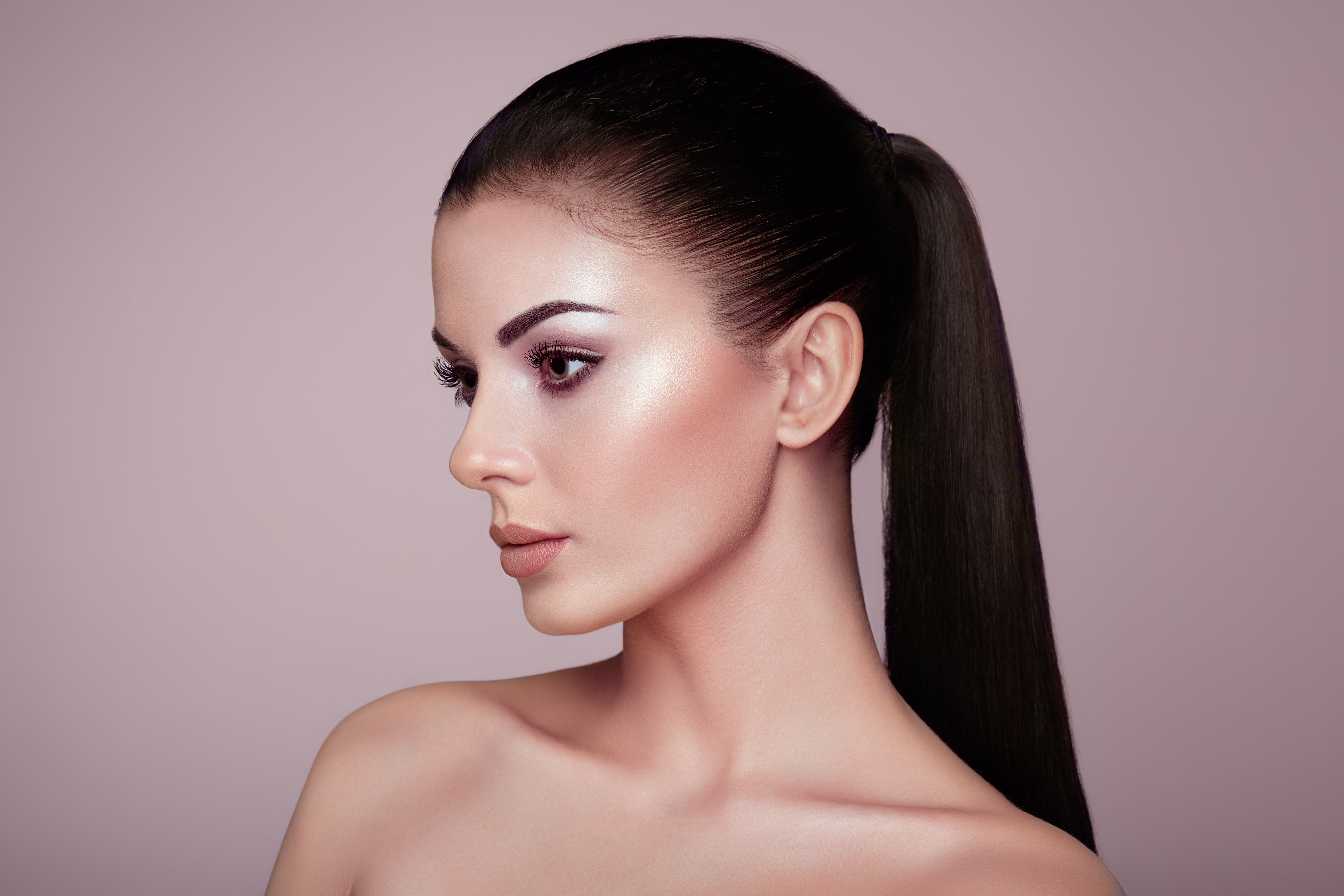 Beautiful woman face Beautiful woman face