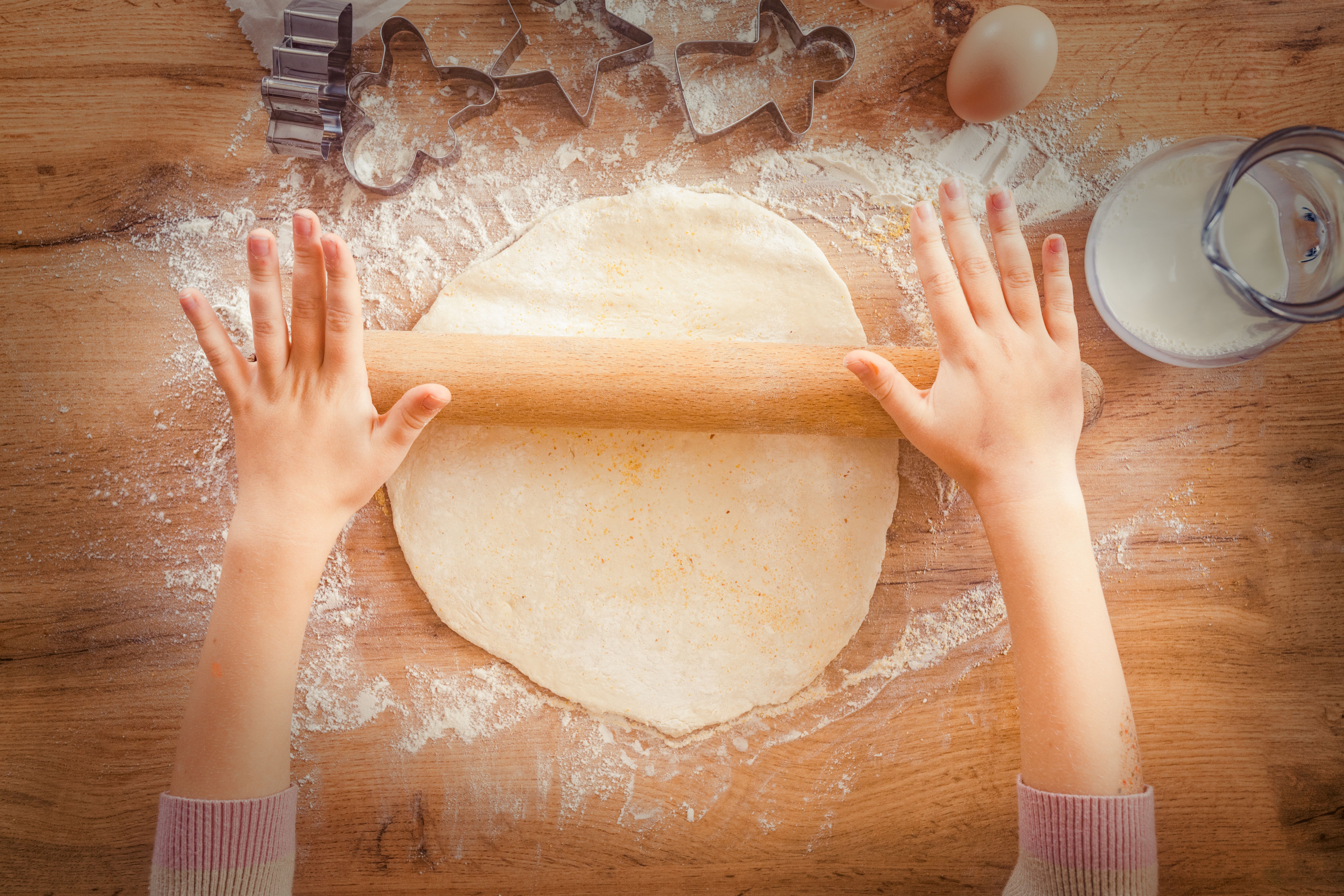 rolling pasta dough