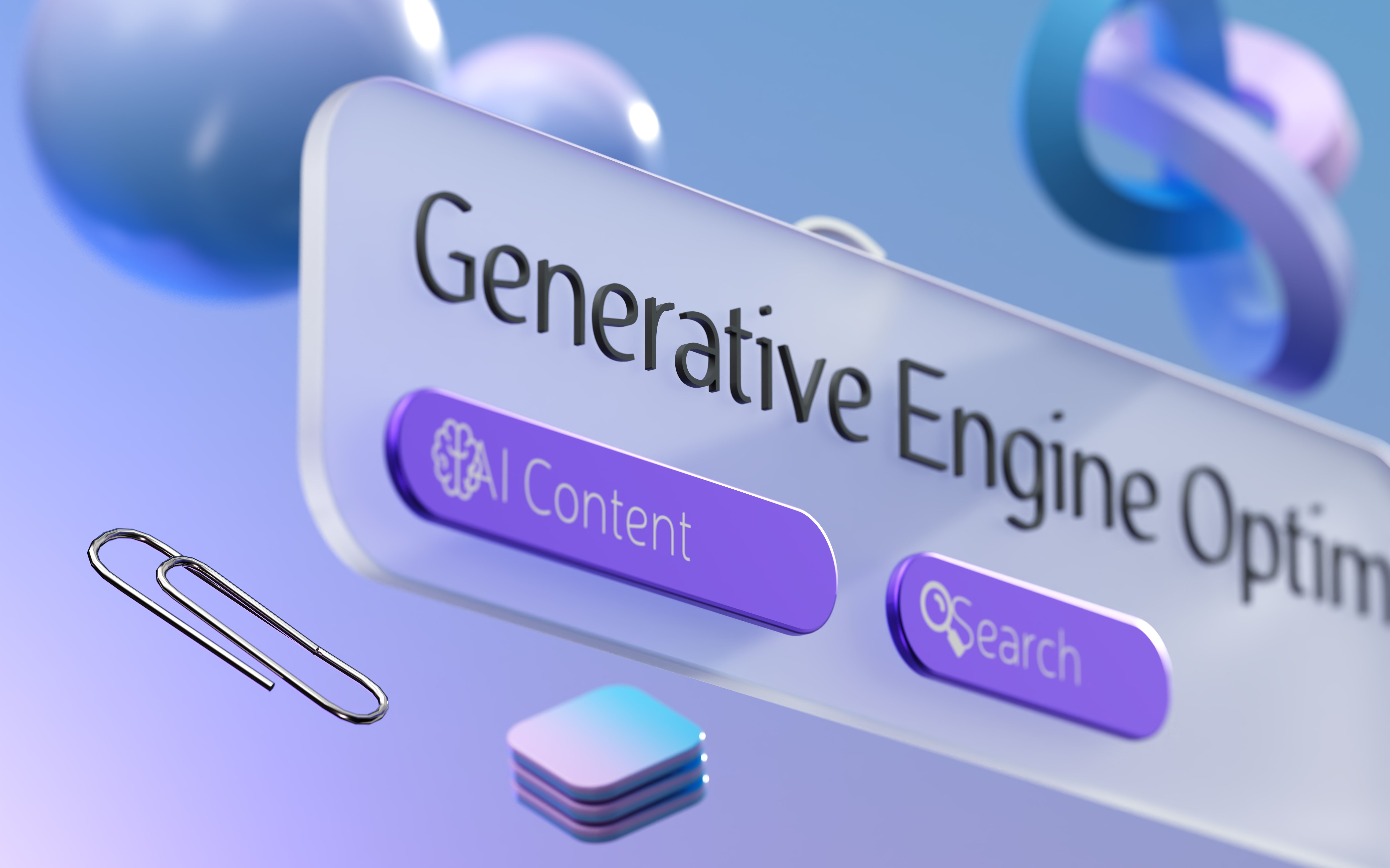 Generative Engine Optimization, GEO, AI Artificial Intelligence Marketing Machine Learning Technology, Search Engine
