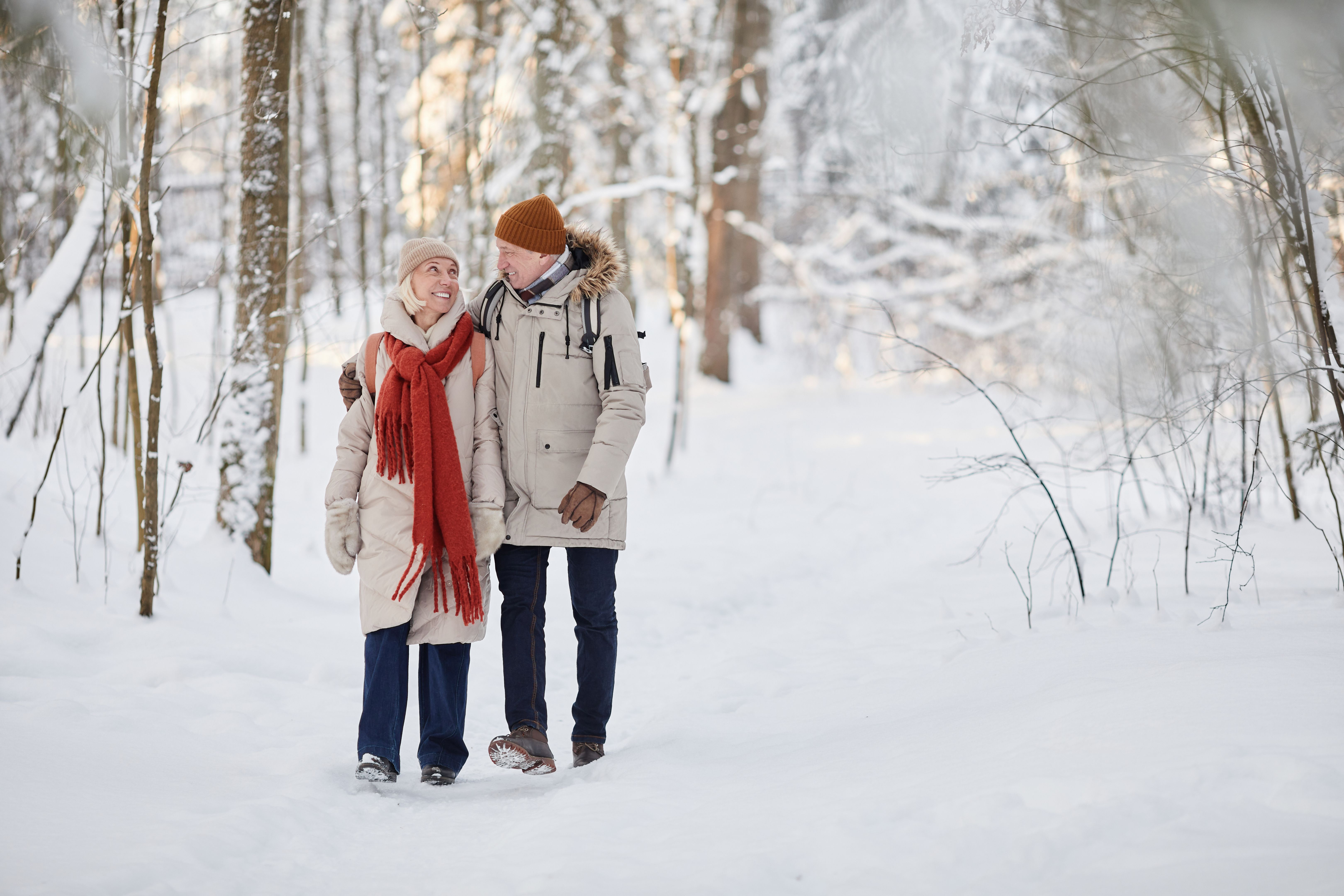 winter couple