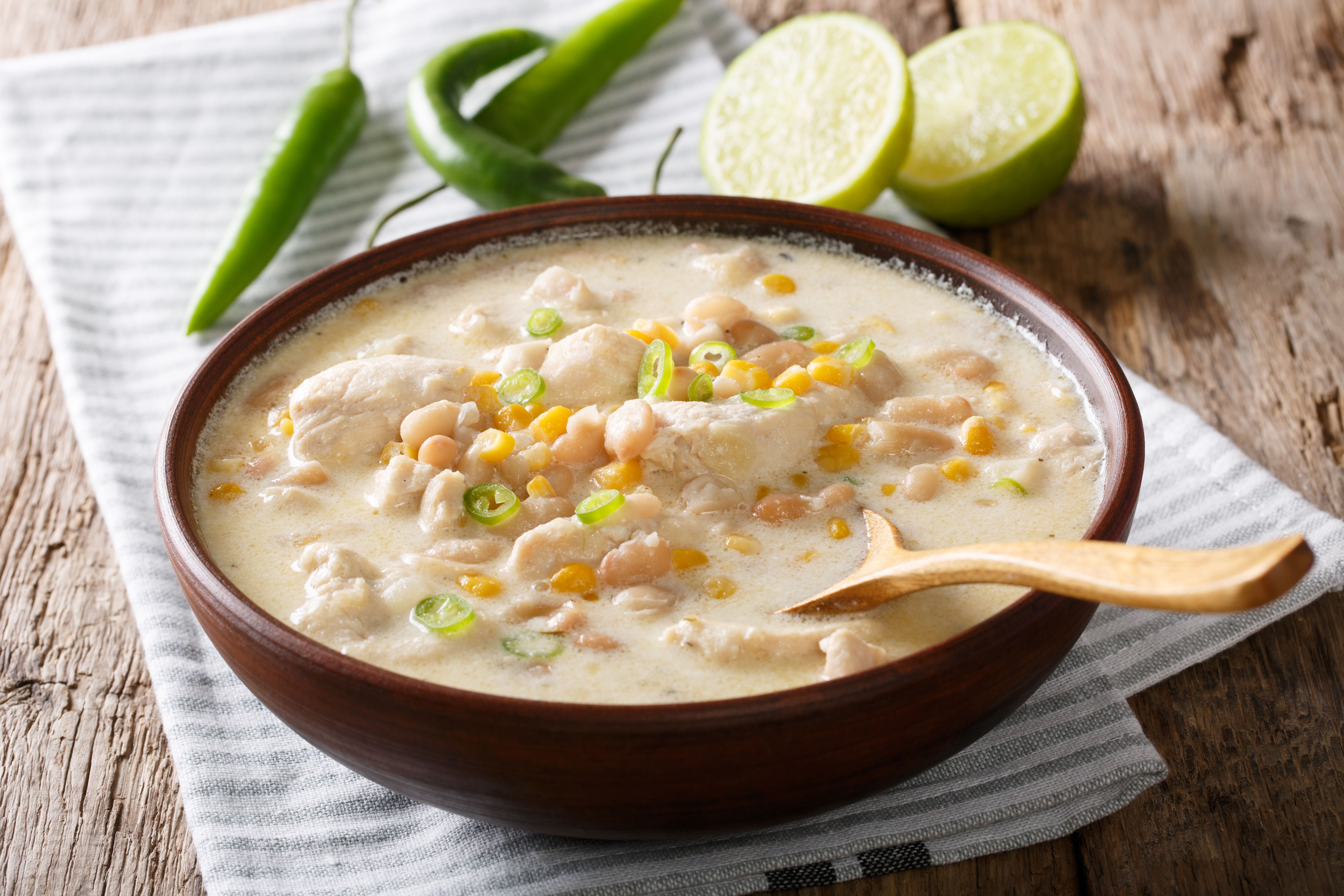 creamy chicken chili ingredients