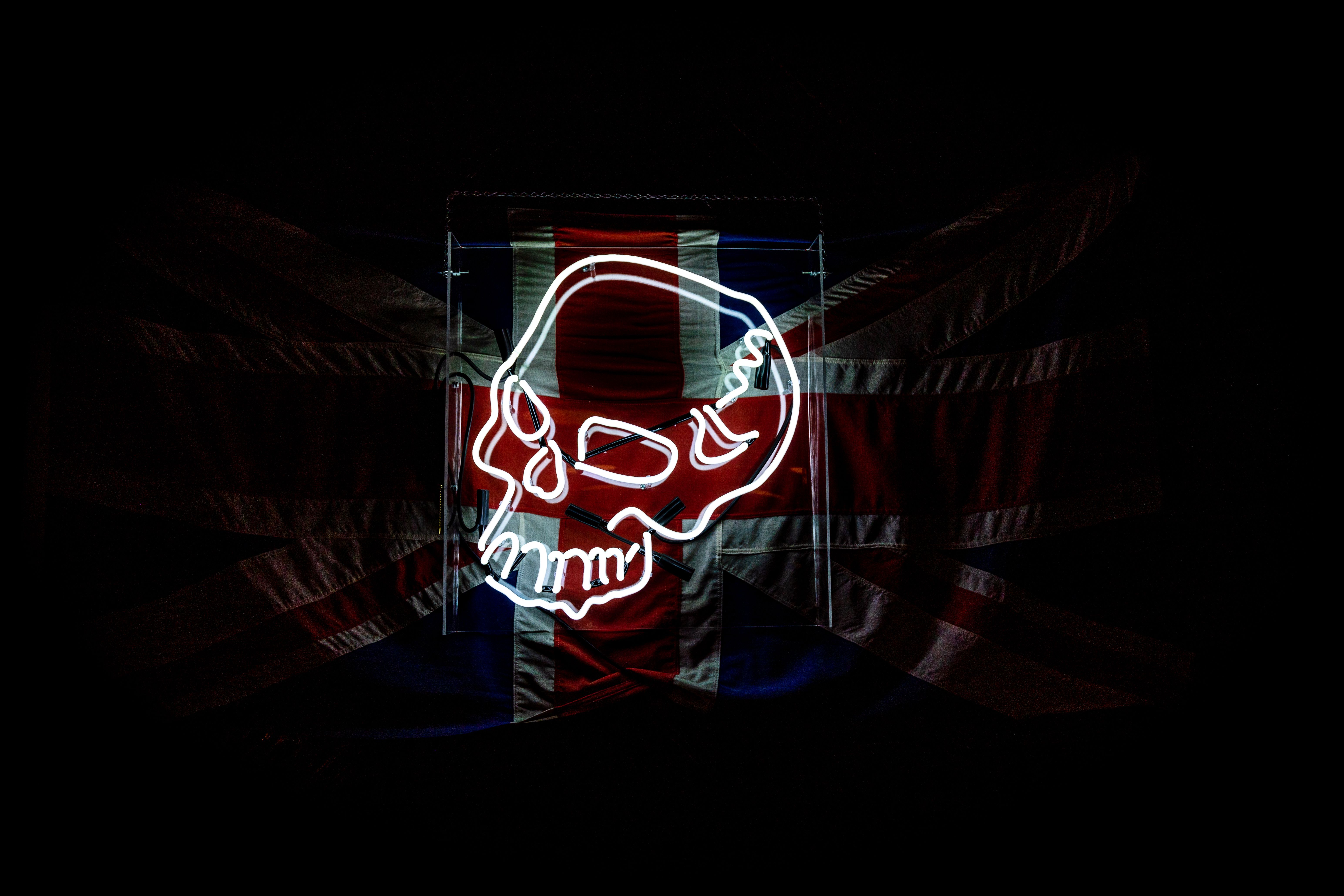Skull Over Union Jack