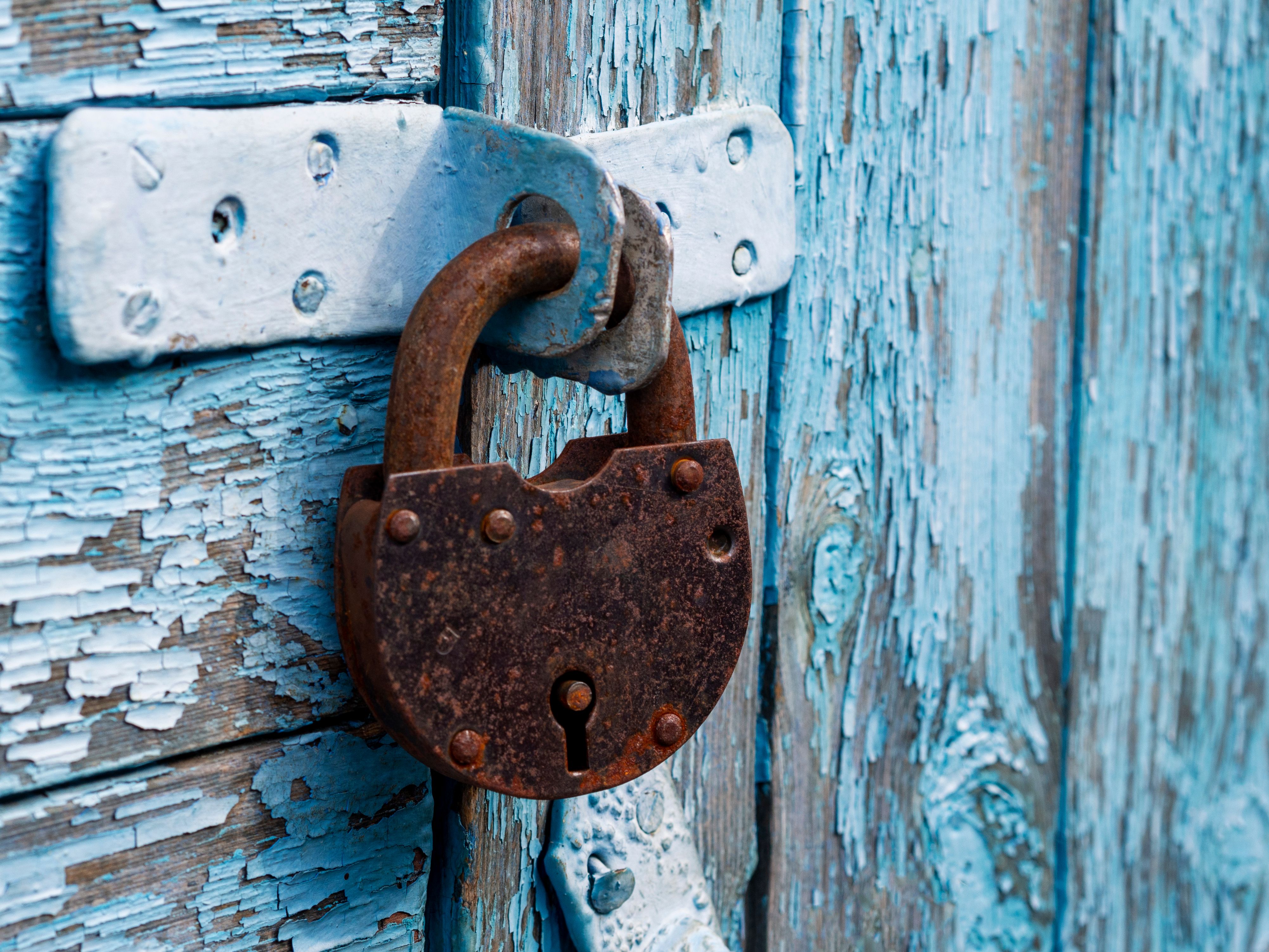 rusty lock