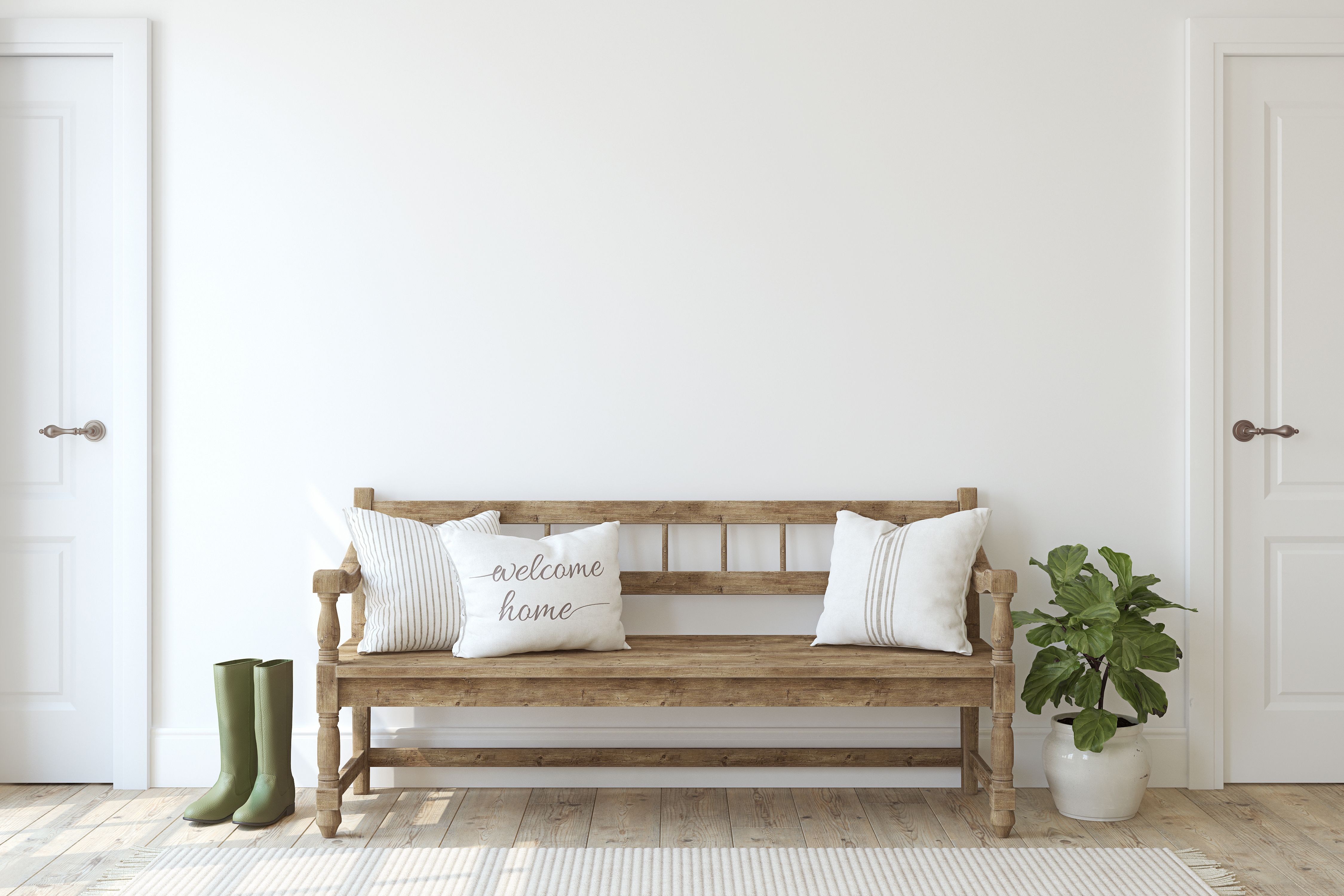 entryway bench