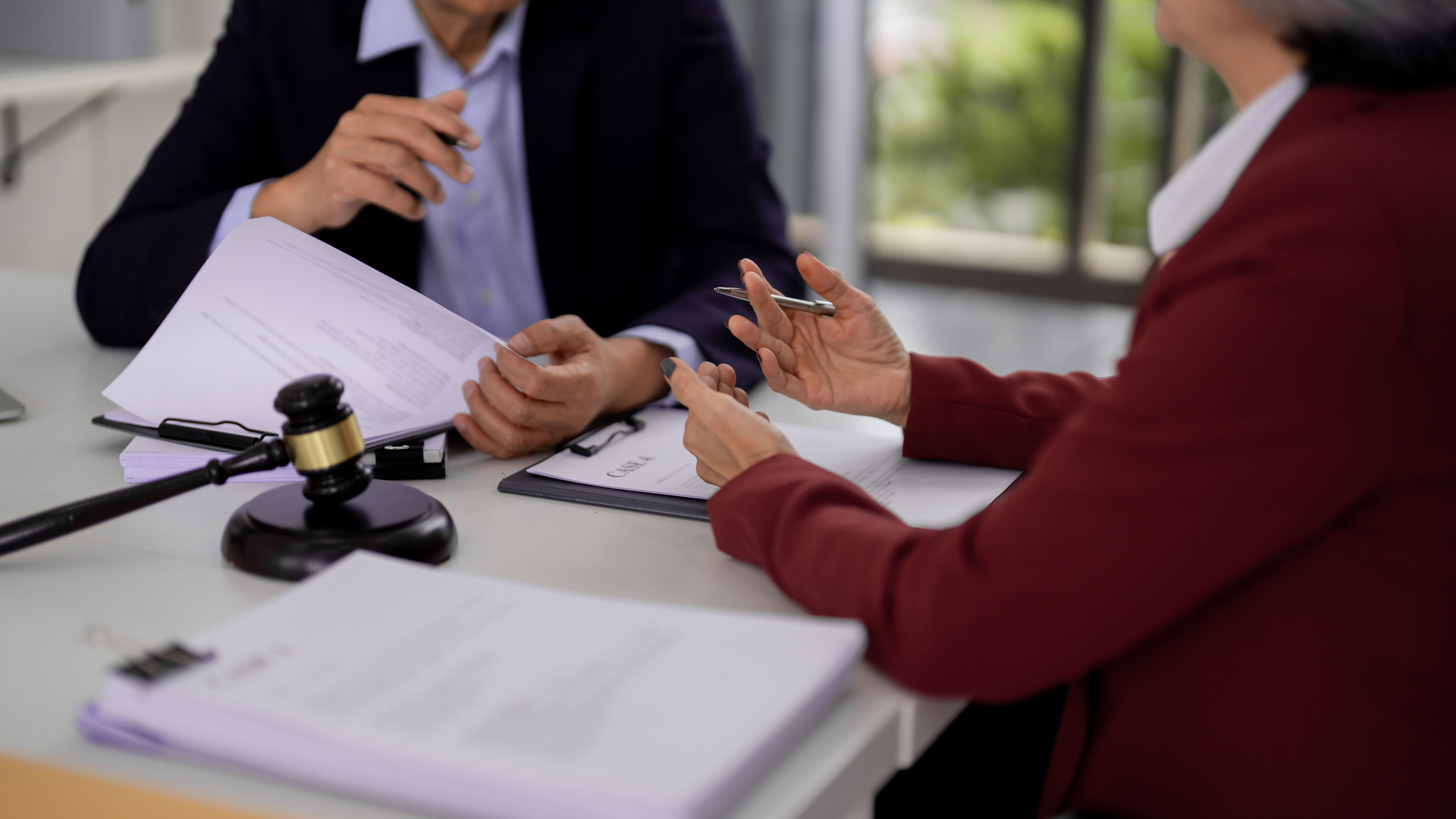 client lawyer meeting
