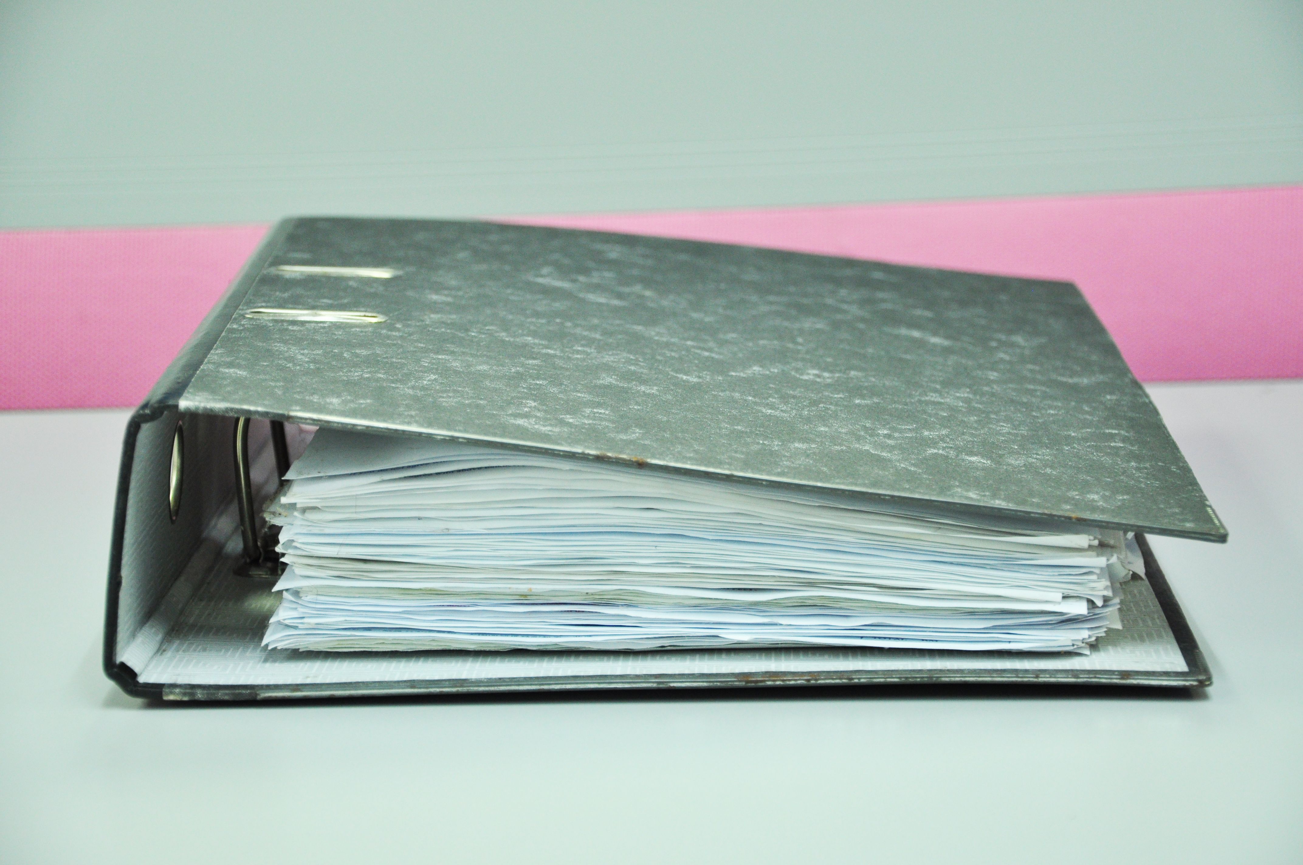 Files Binder On The Table