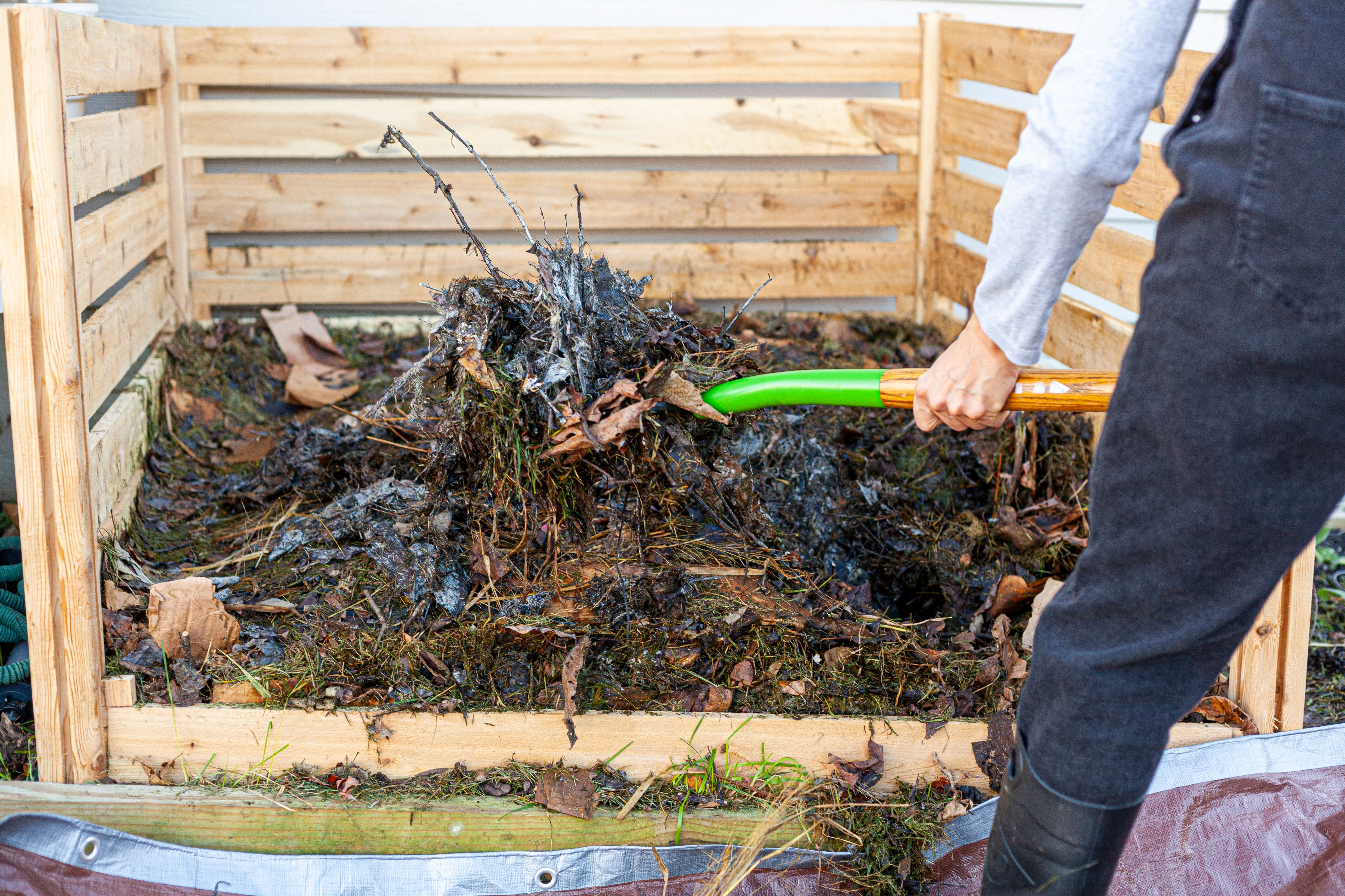 turning compost