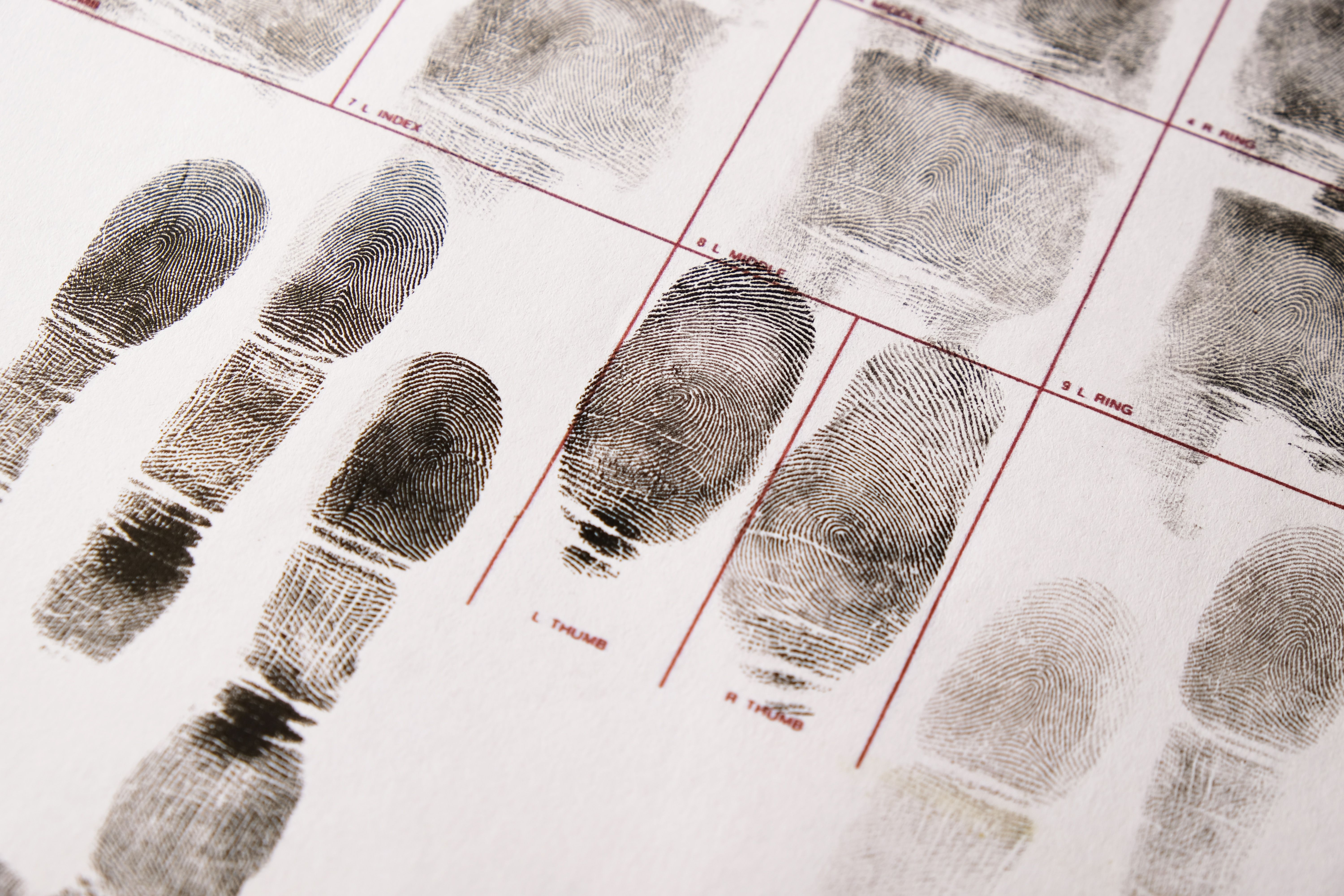 ink fingerprint