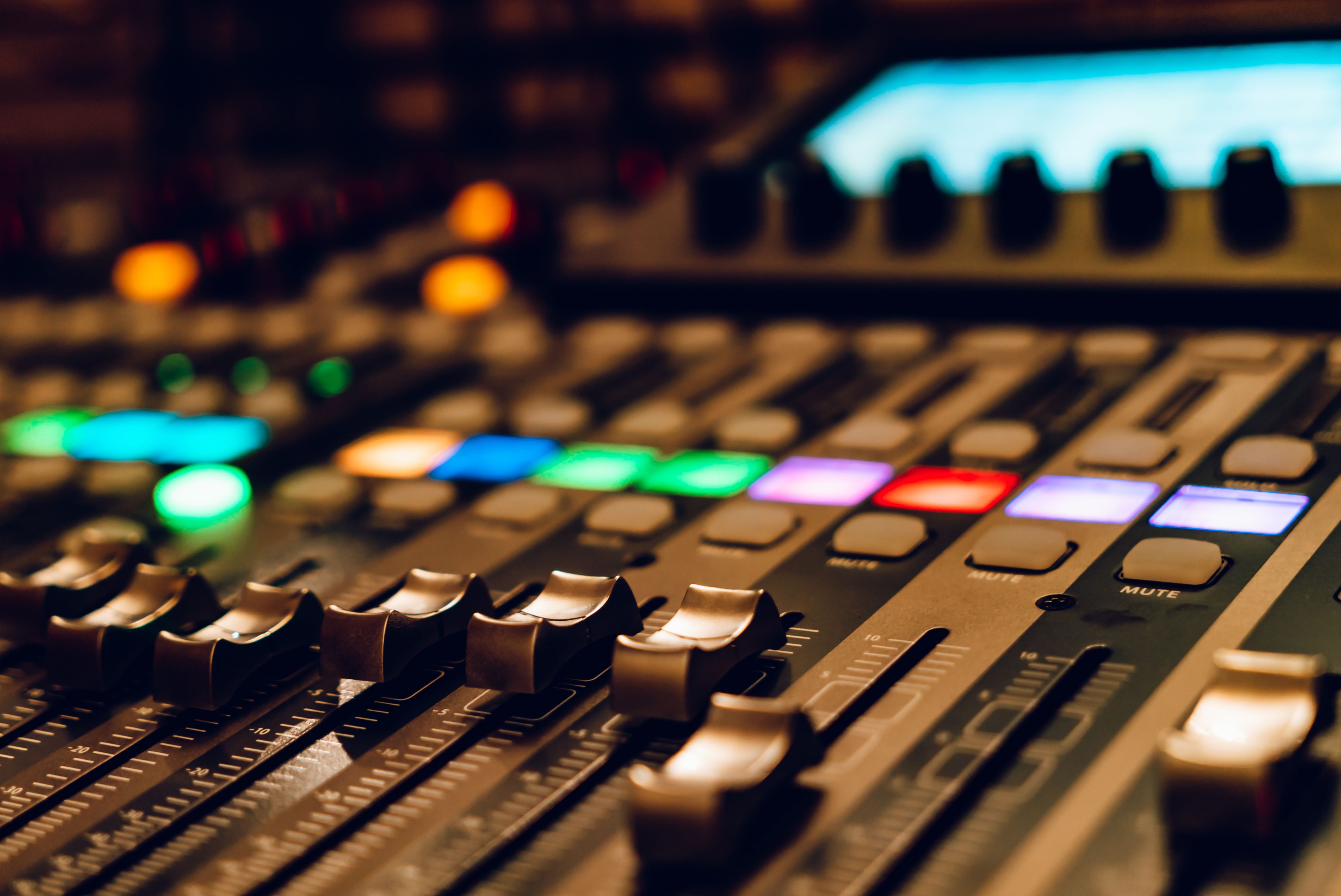 sound mixing session