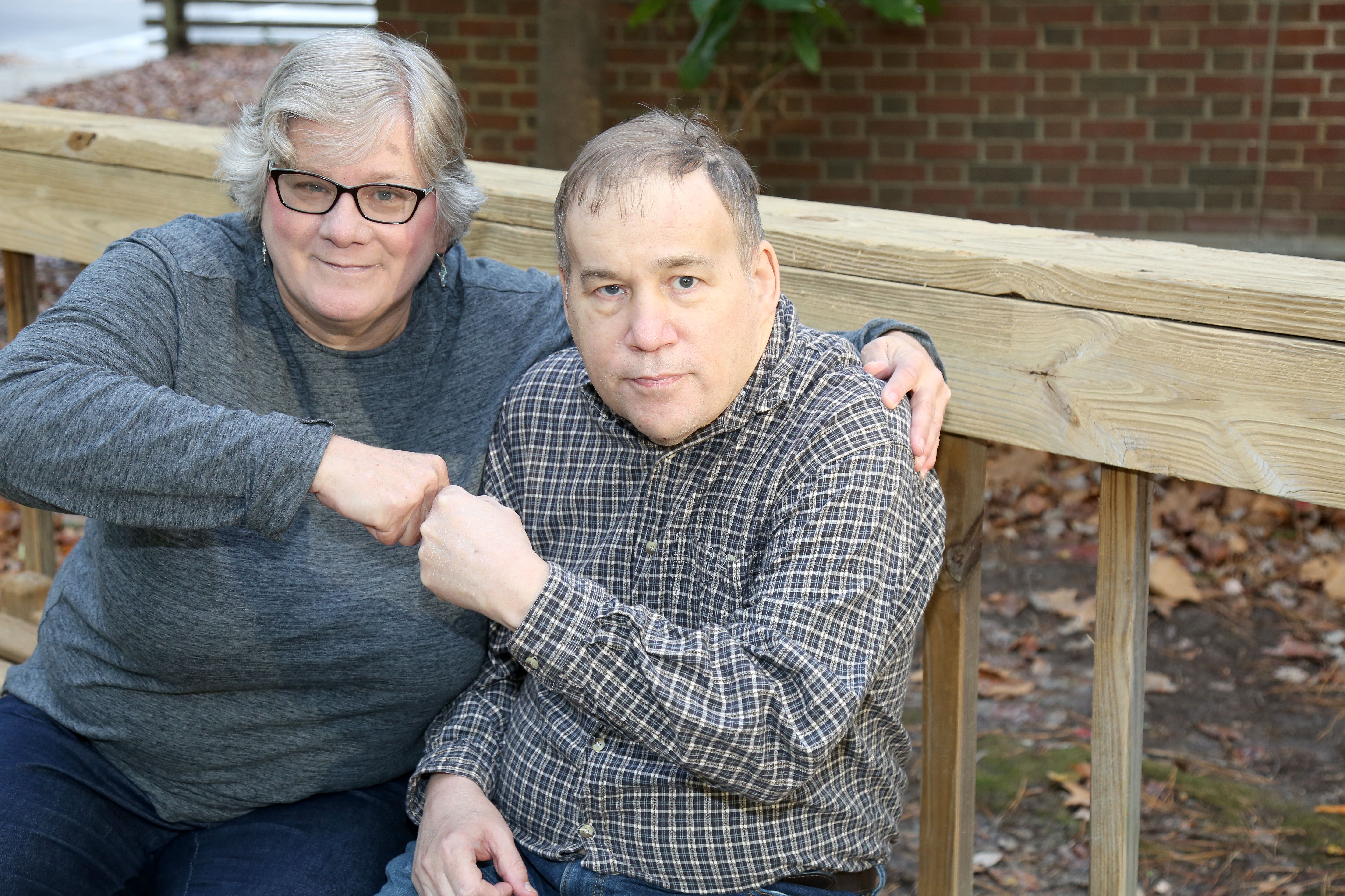 Sister and brother with Autism