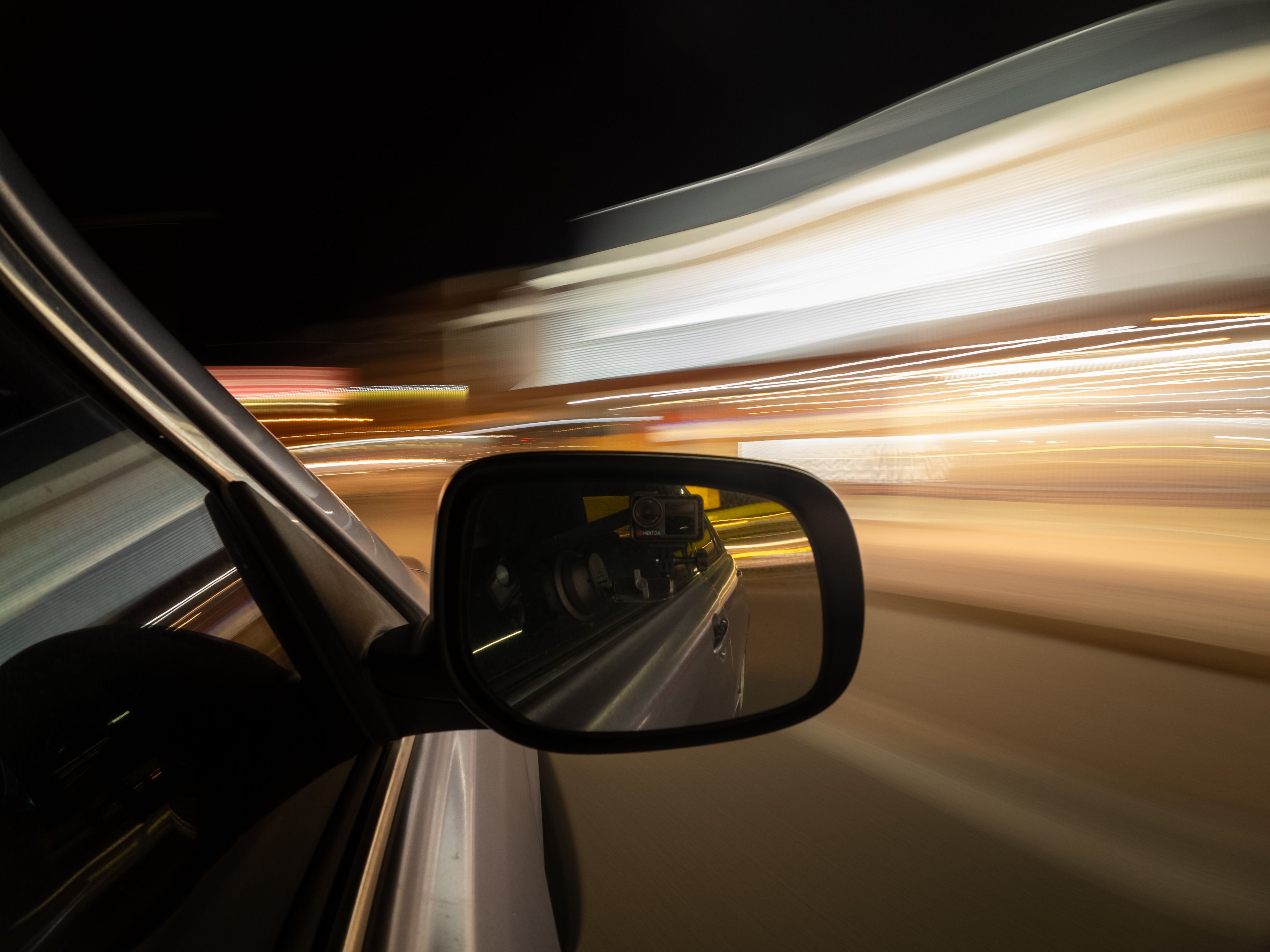 car window reflection