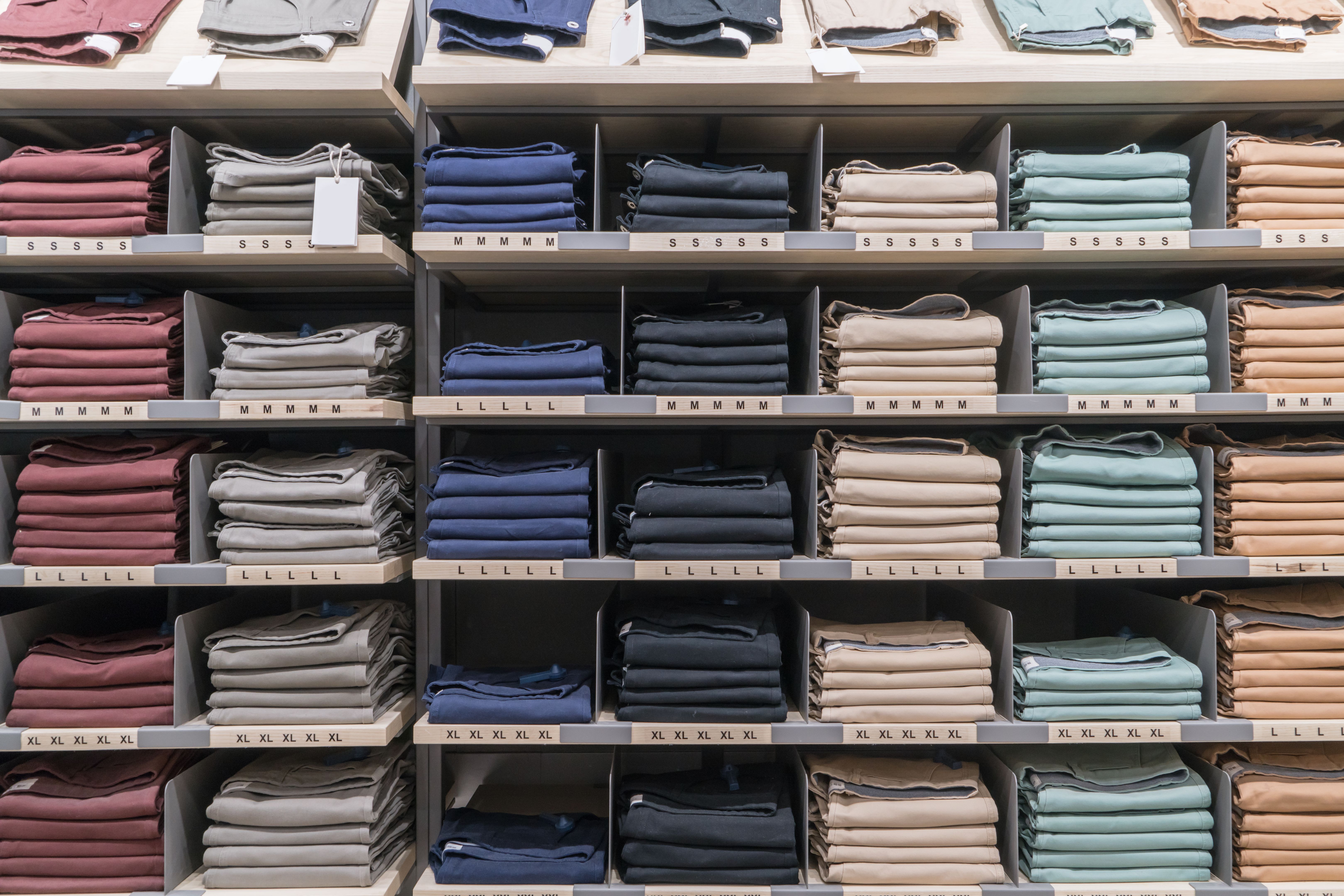 tailored clothes storage