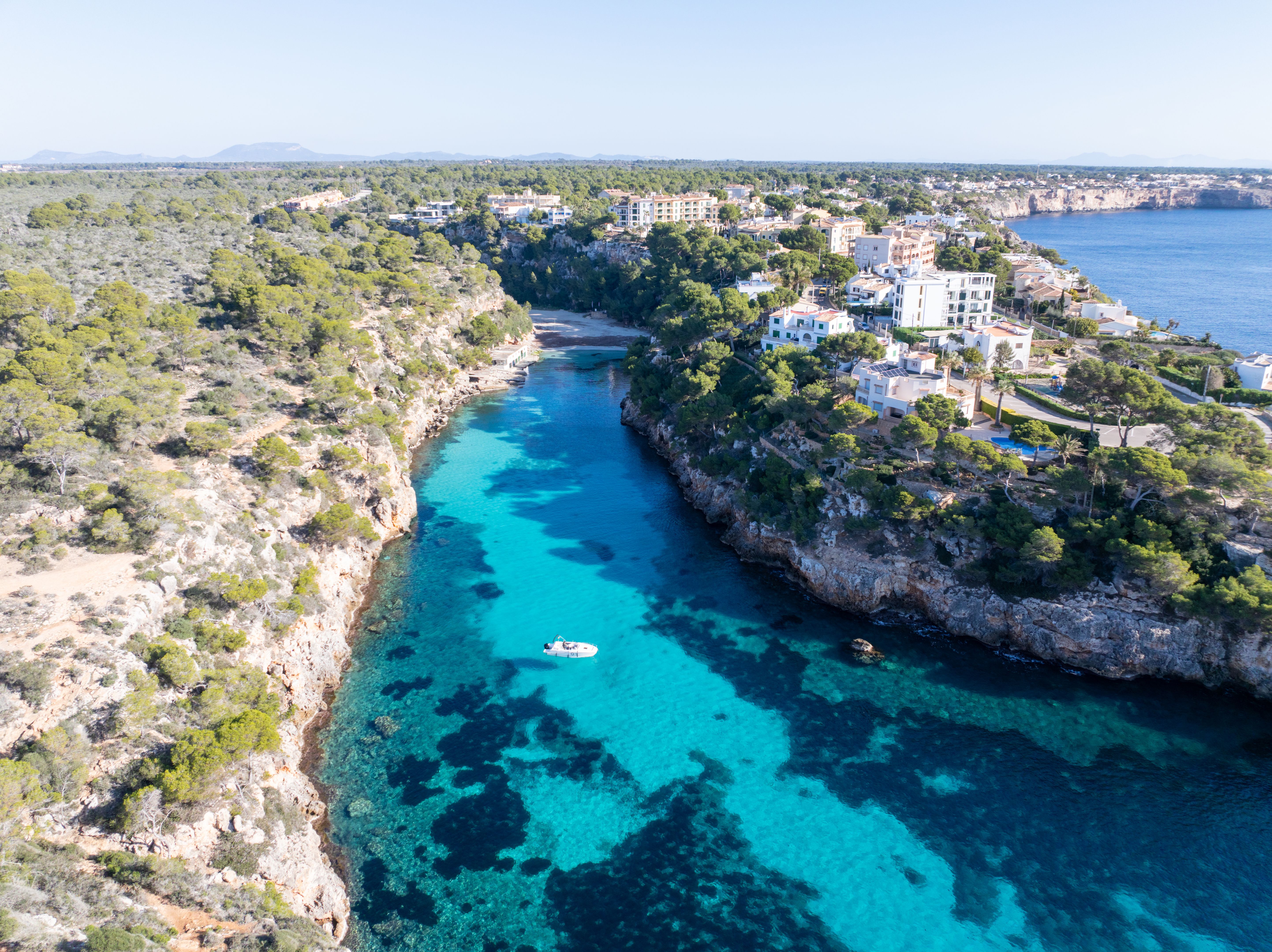 drone shot mallorca