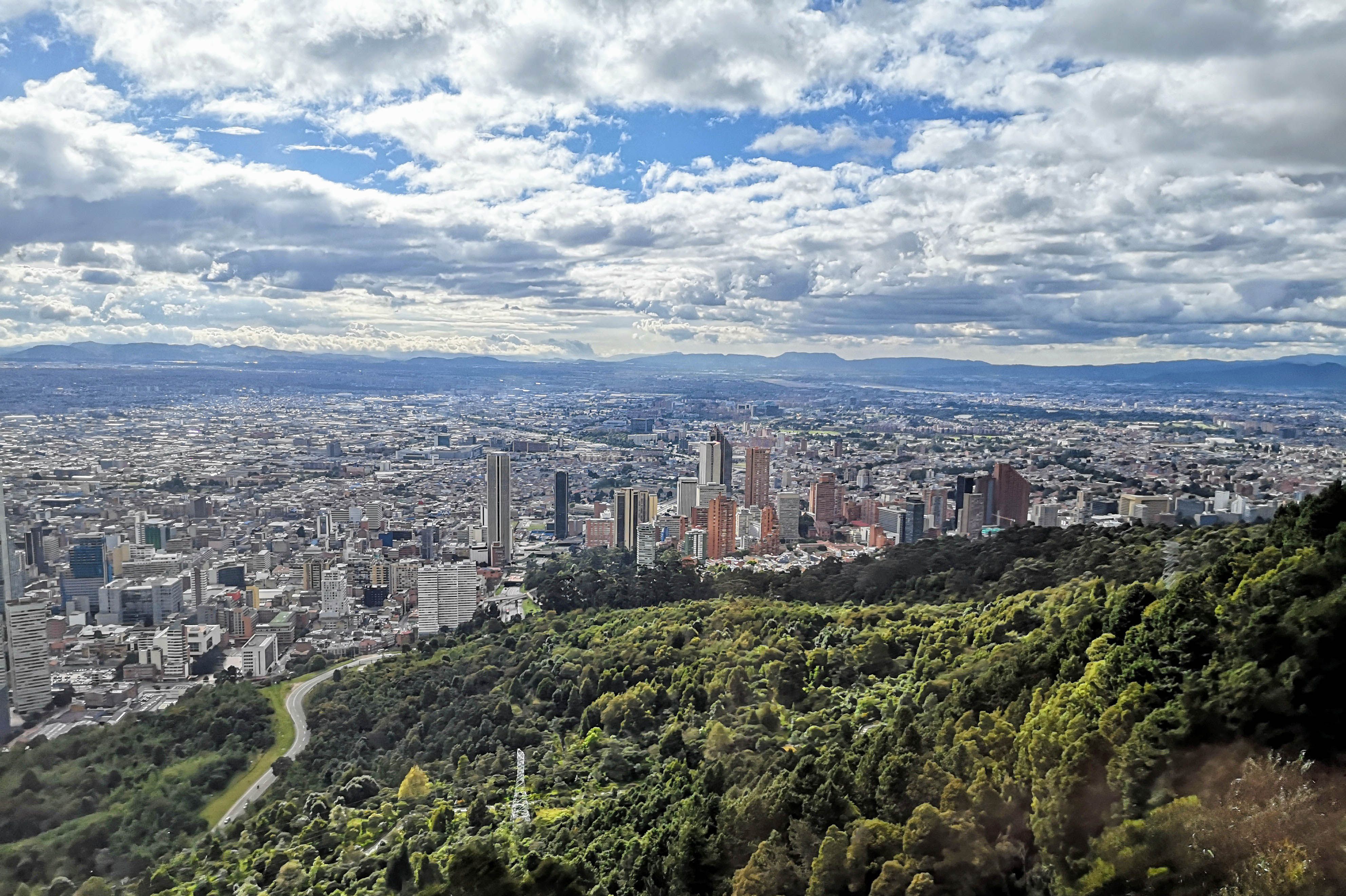 Bogota from Montserrate Bogota from Montserrate