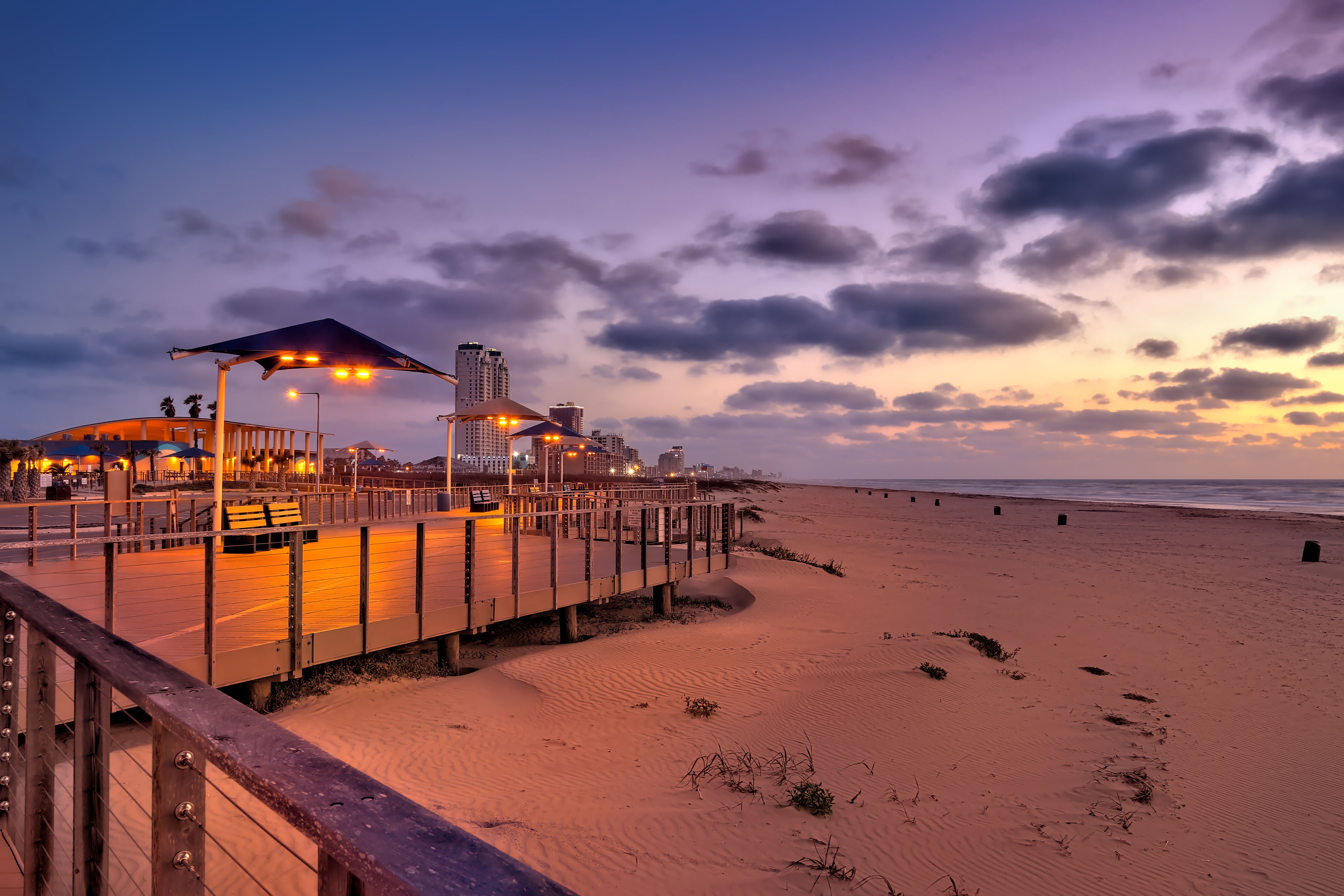 Boardwalk at South Padre Island Texas USA