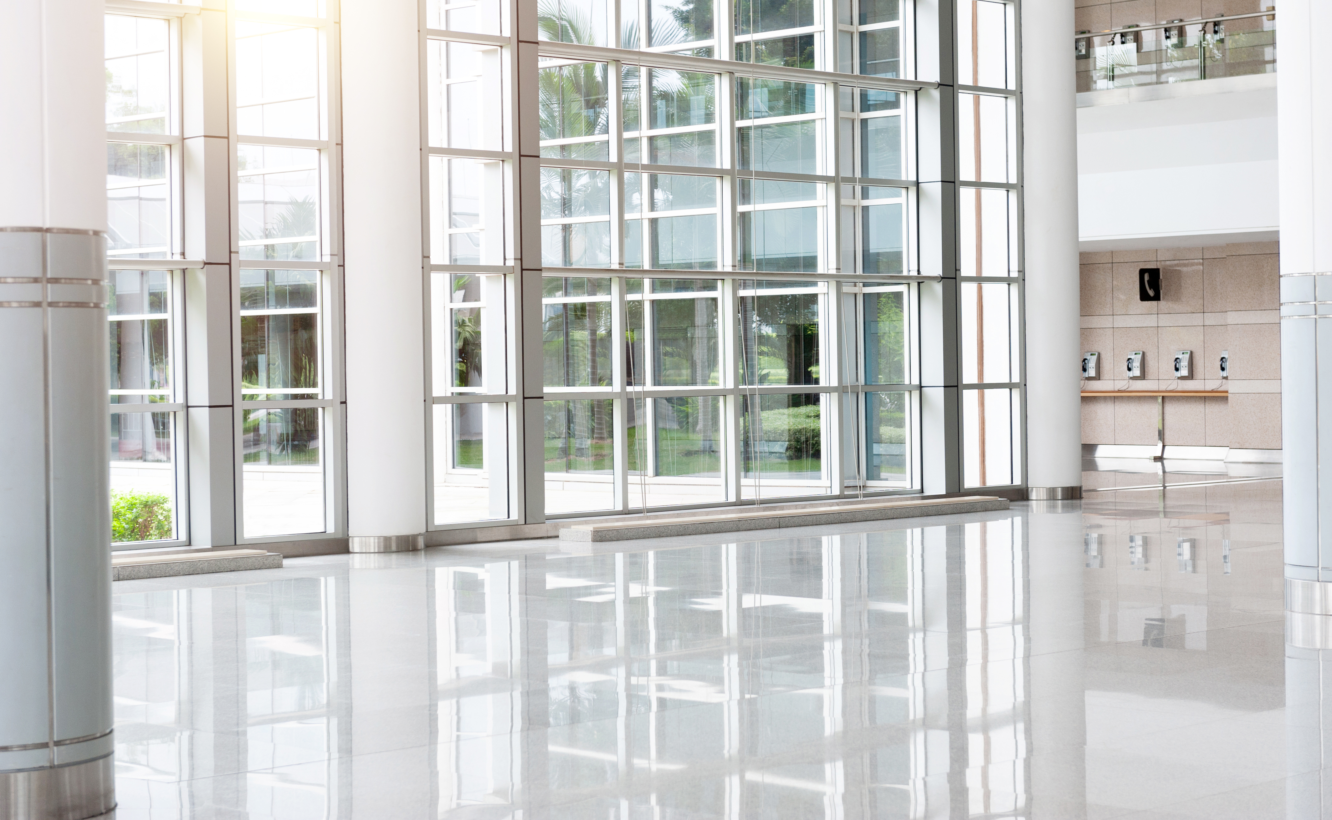 Modern architecture interior of business conference center