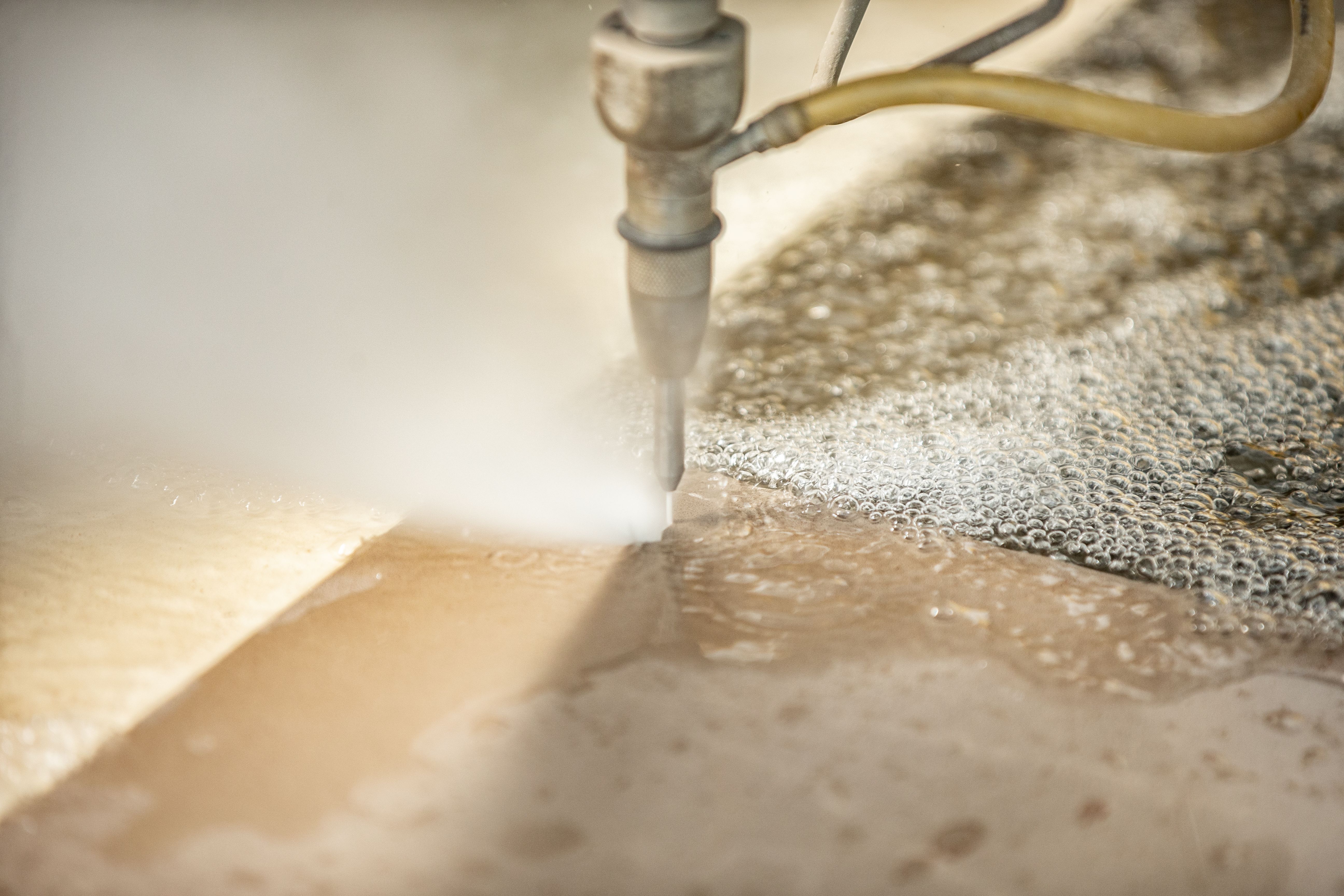 water jet cutting concrete