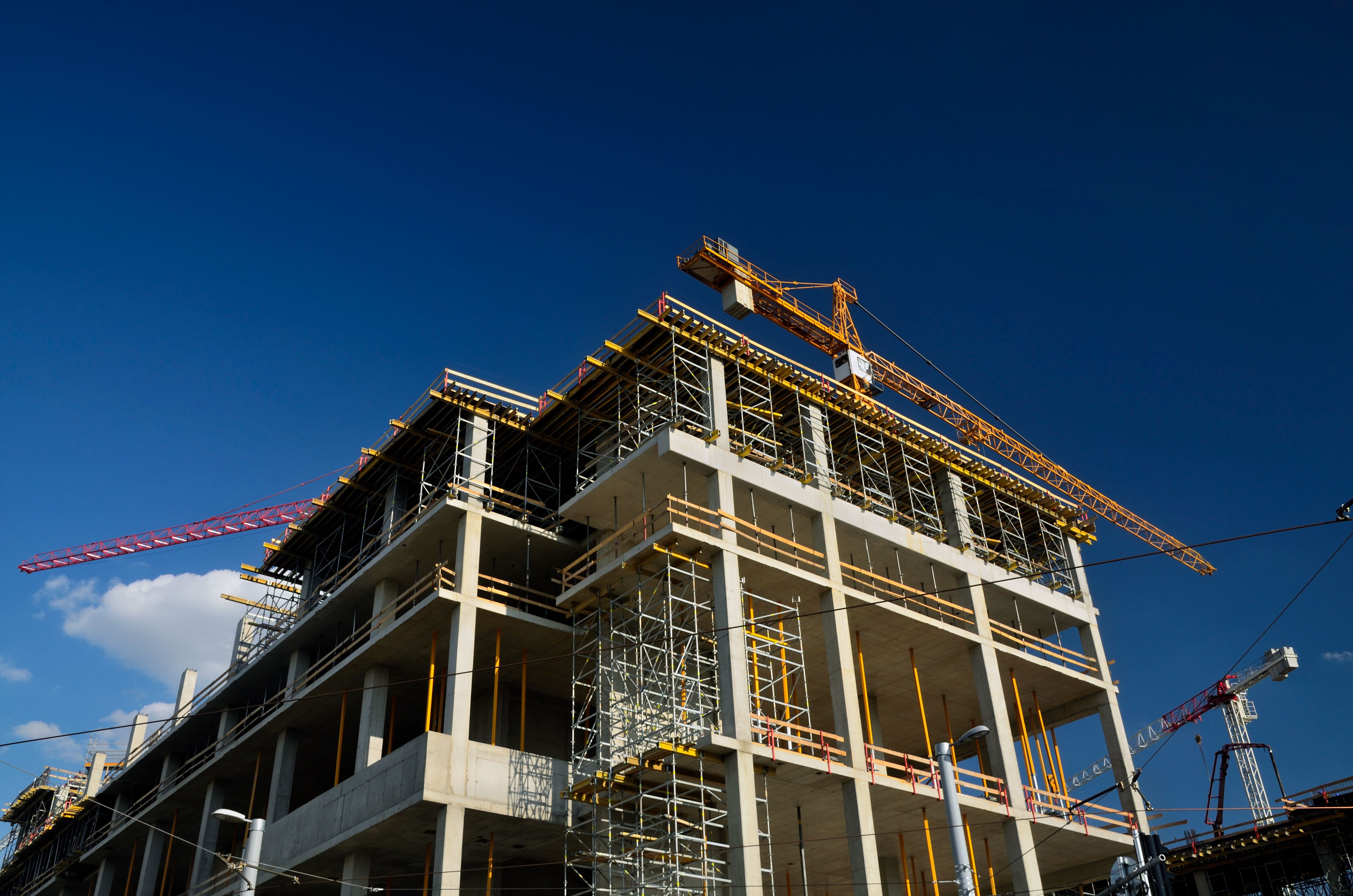 Chantier de Construction avec Grue Chantier de Construction avec Grue