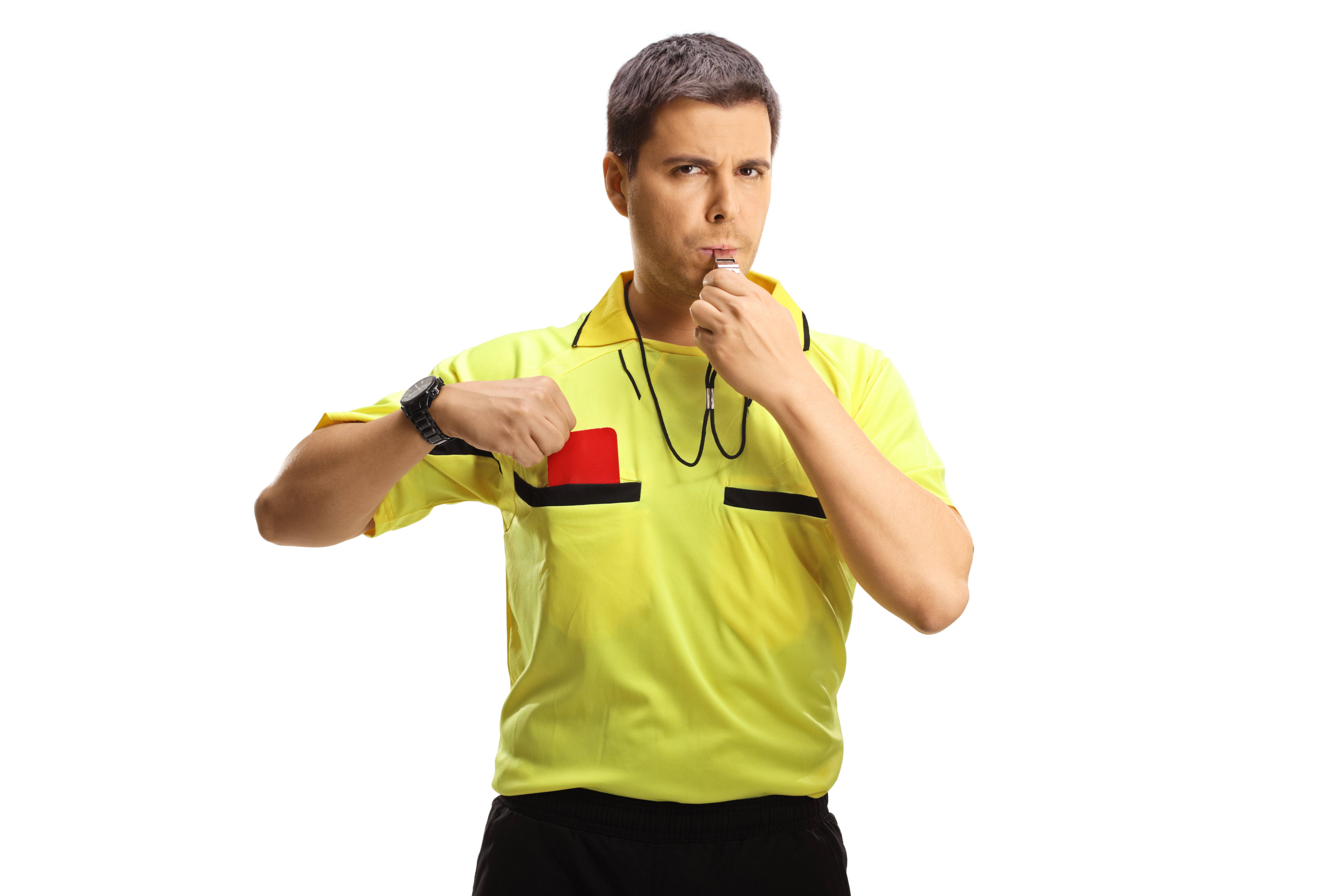 referee on field