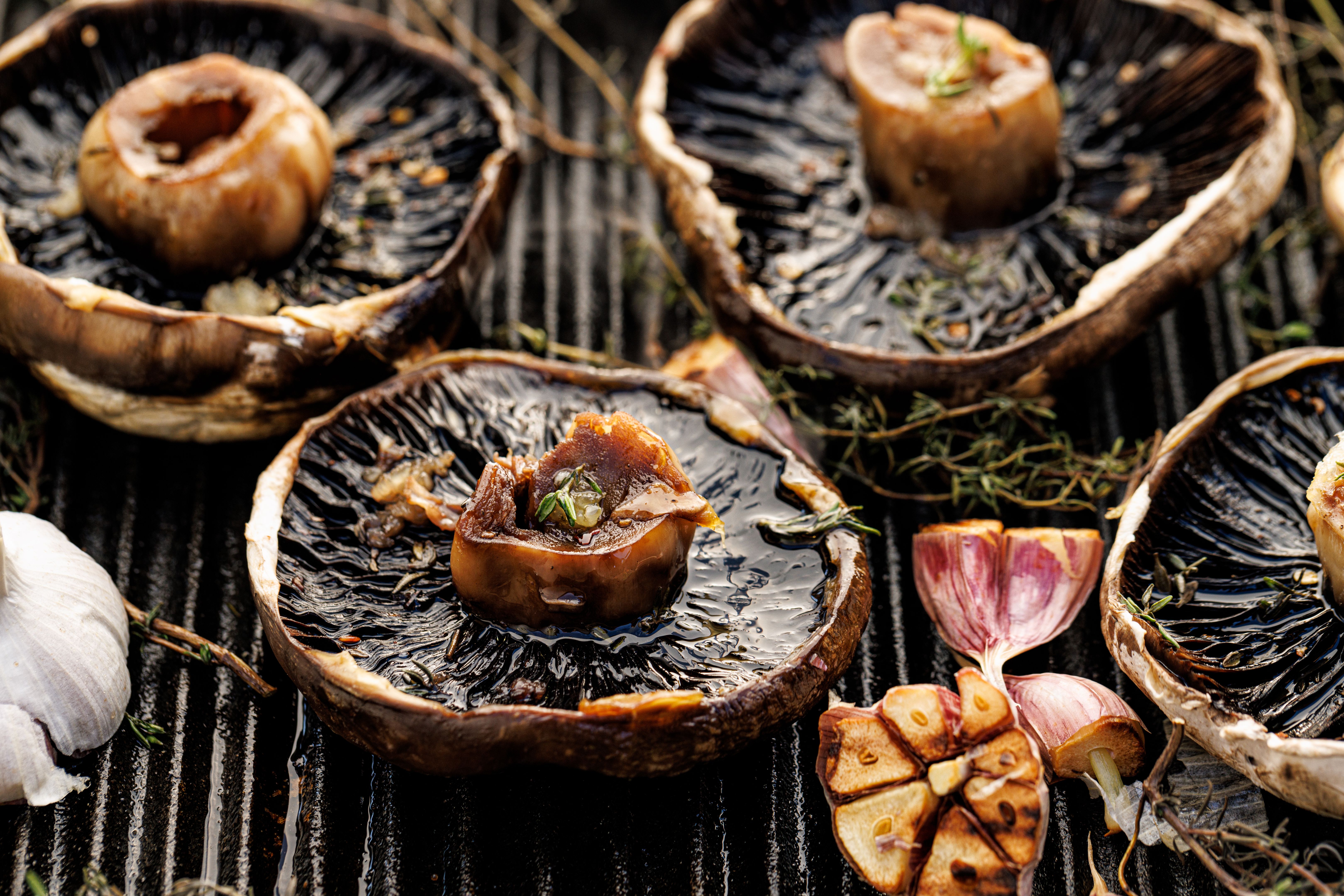 grilled portobello mushrooms