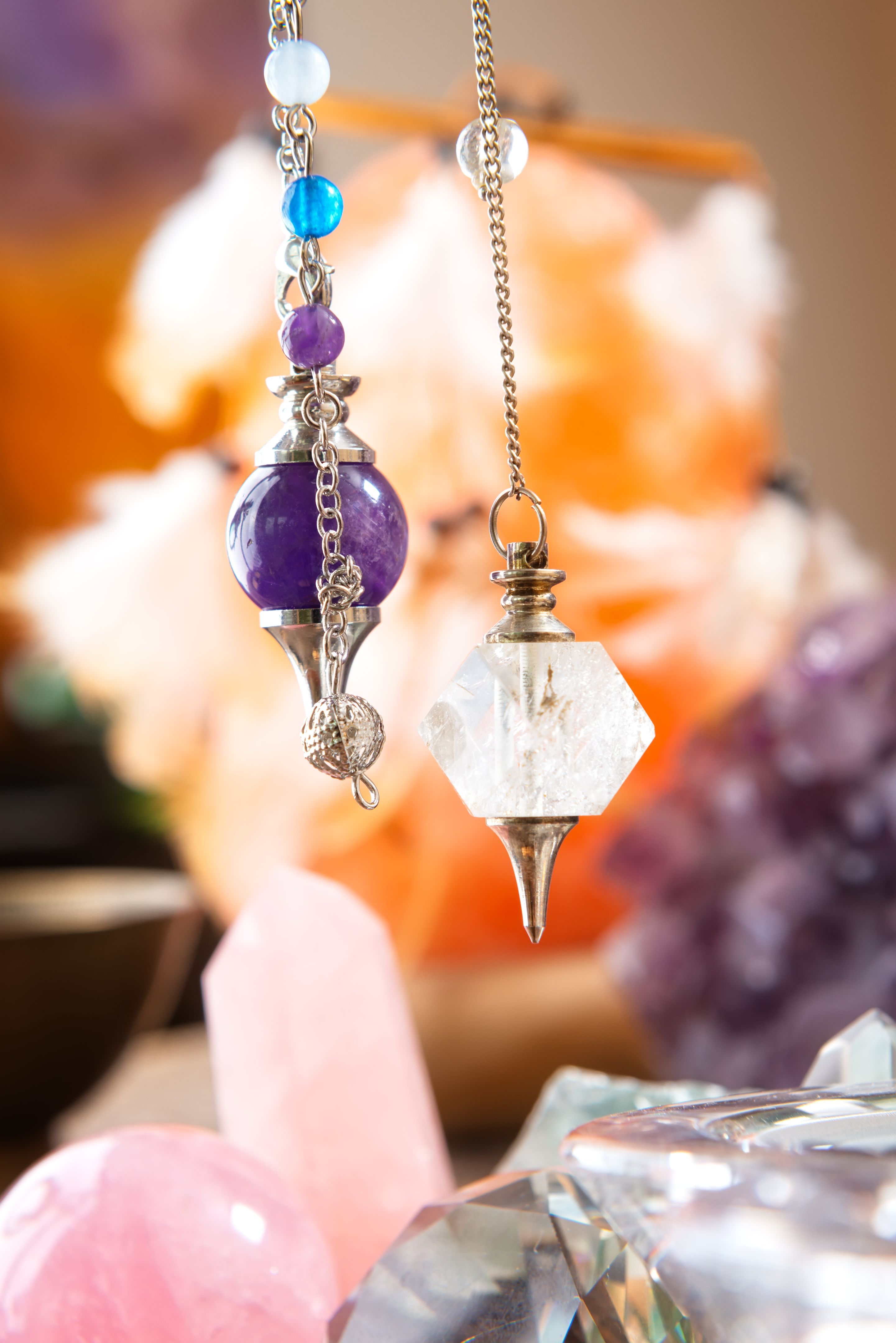 Pendulum and crystals