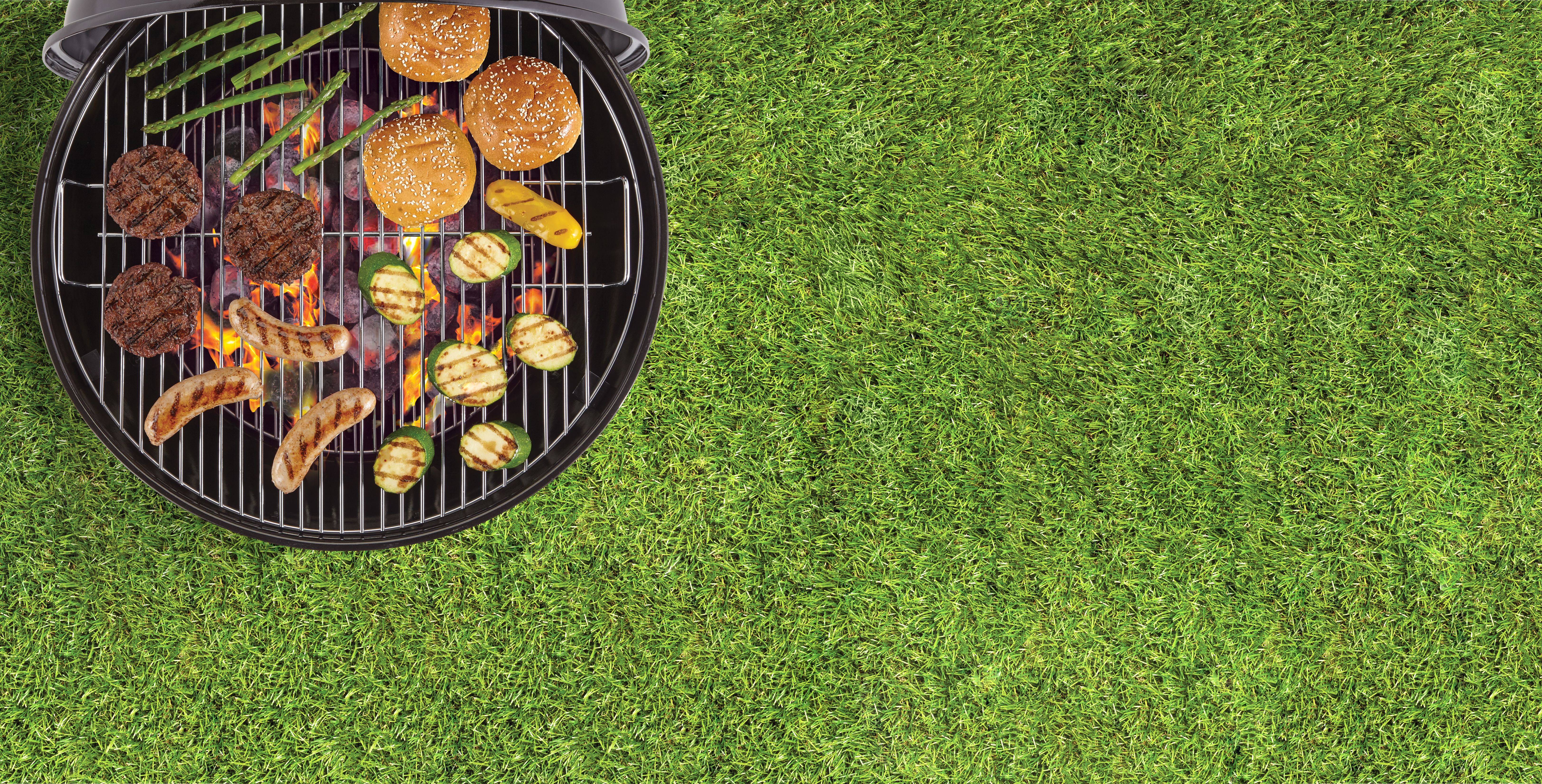 grilling outdoors