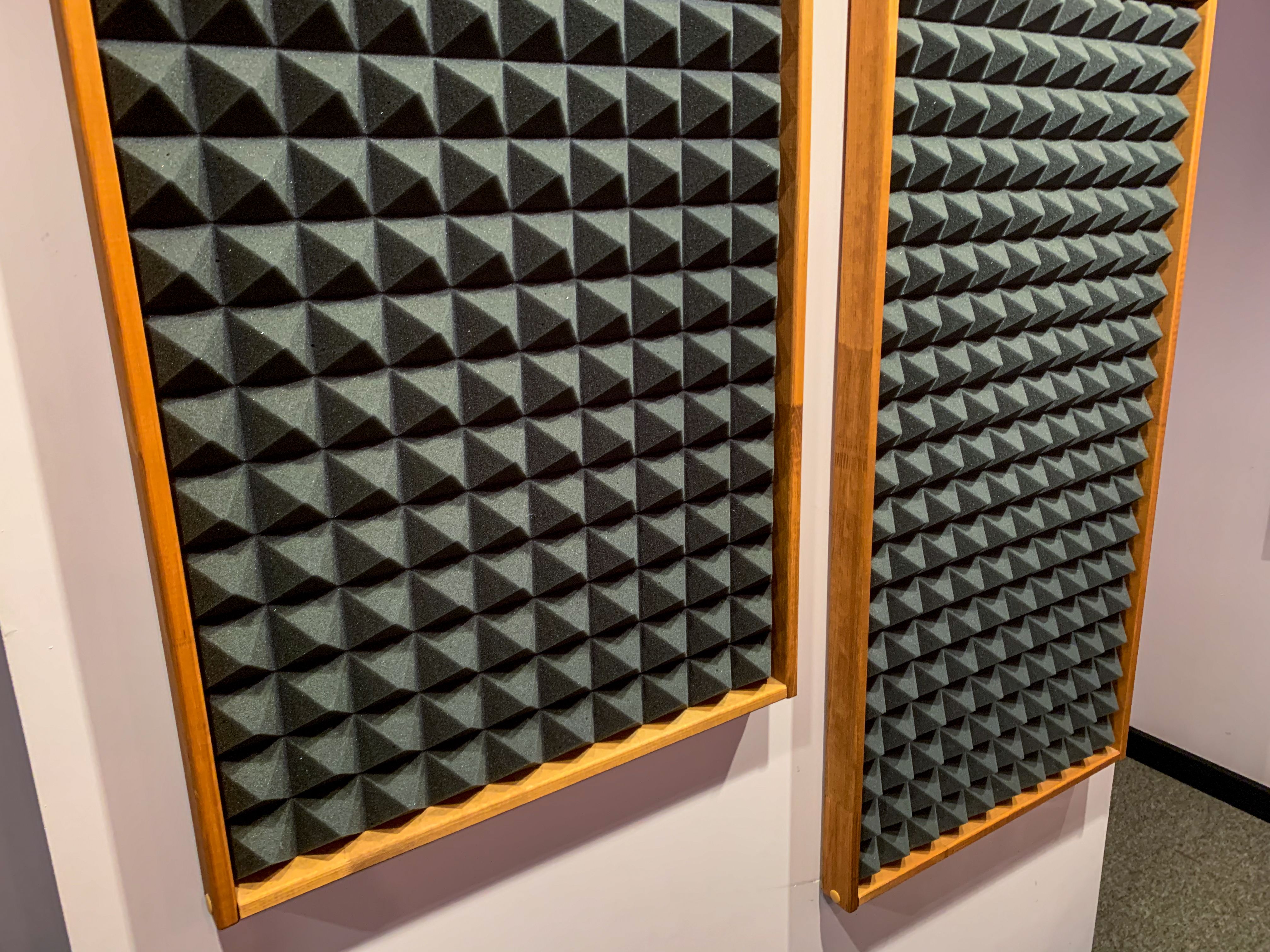 acoustic panels setup