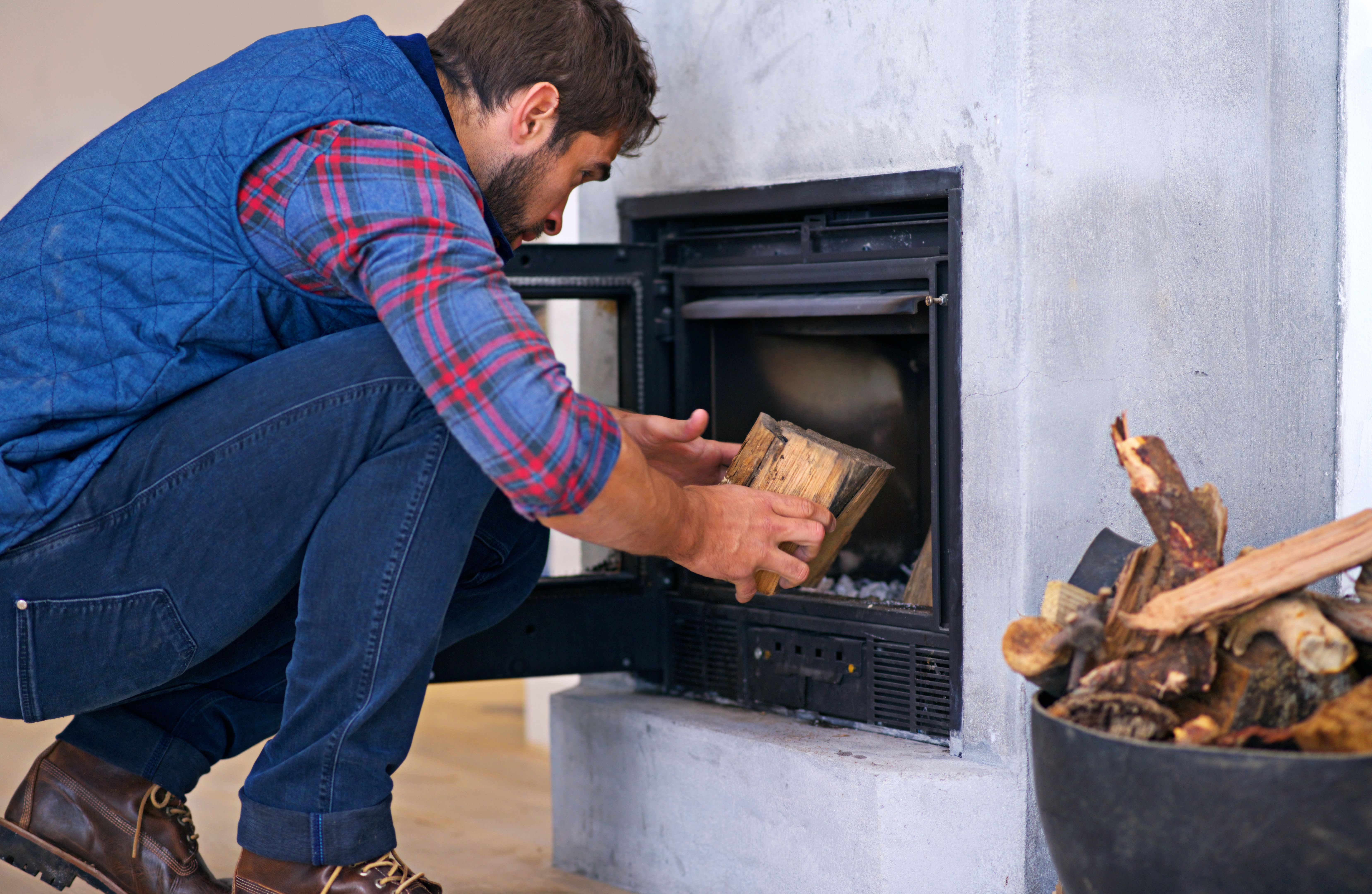 fireplace preparation