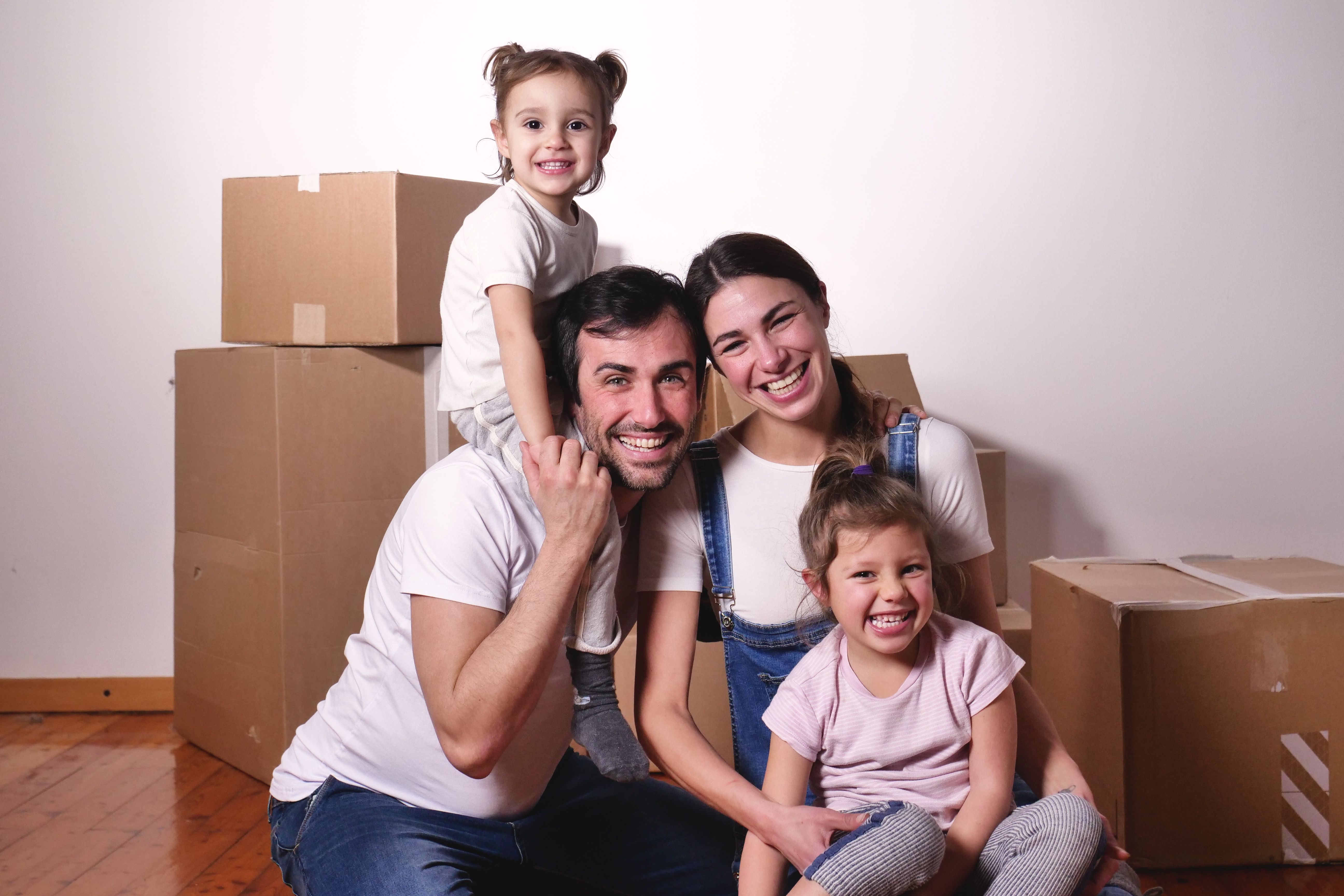 familia mudanza