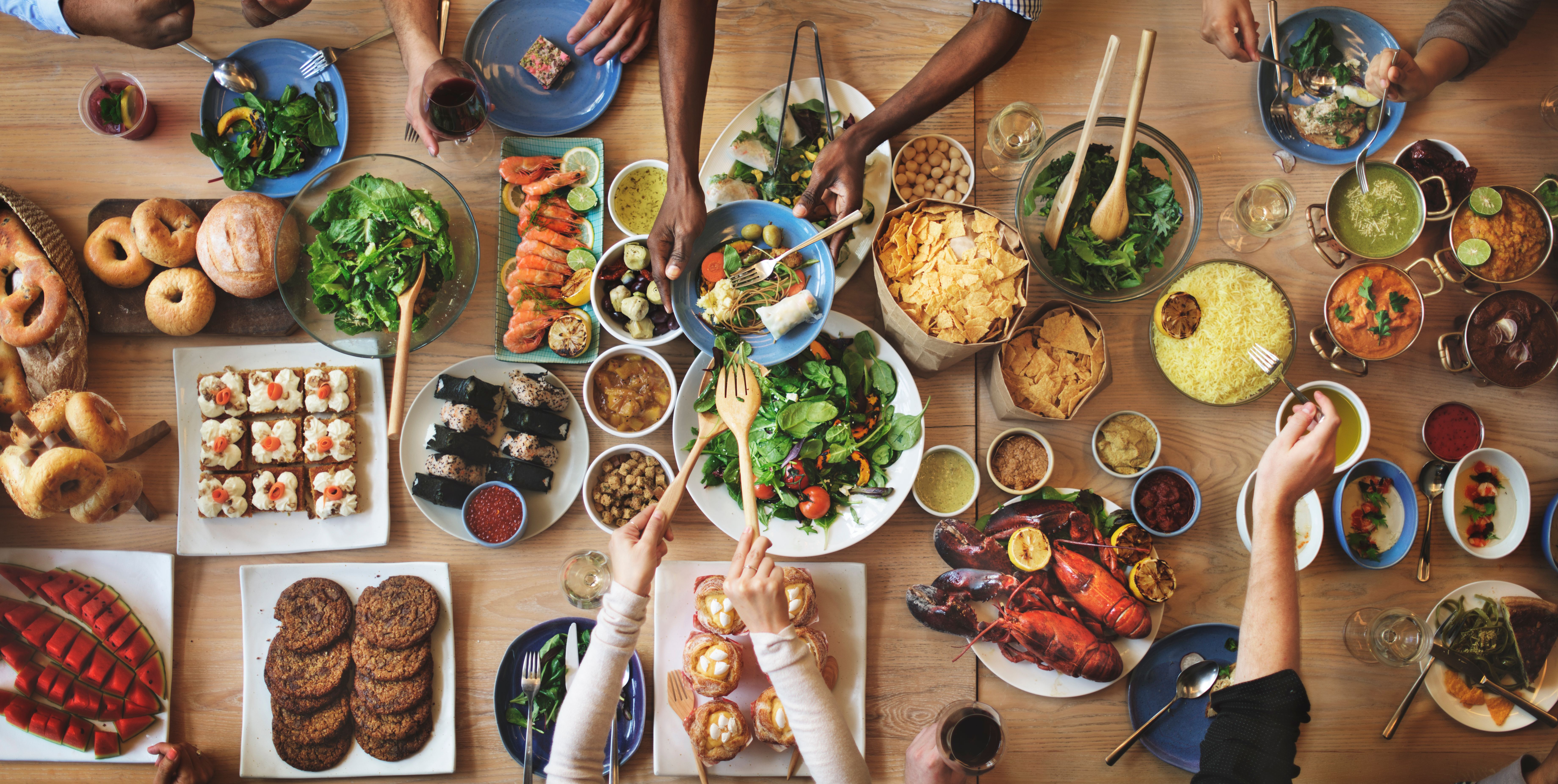 diverse food