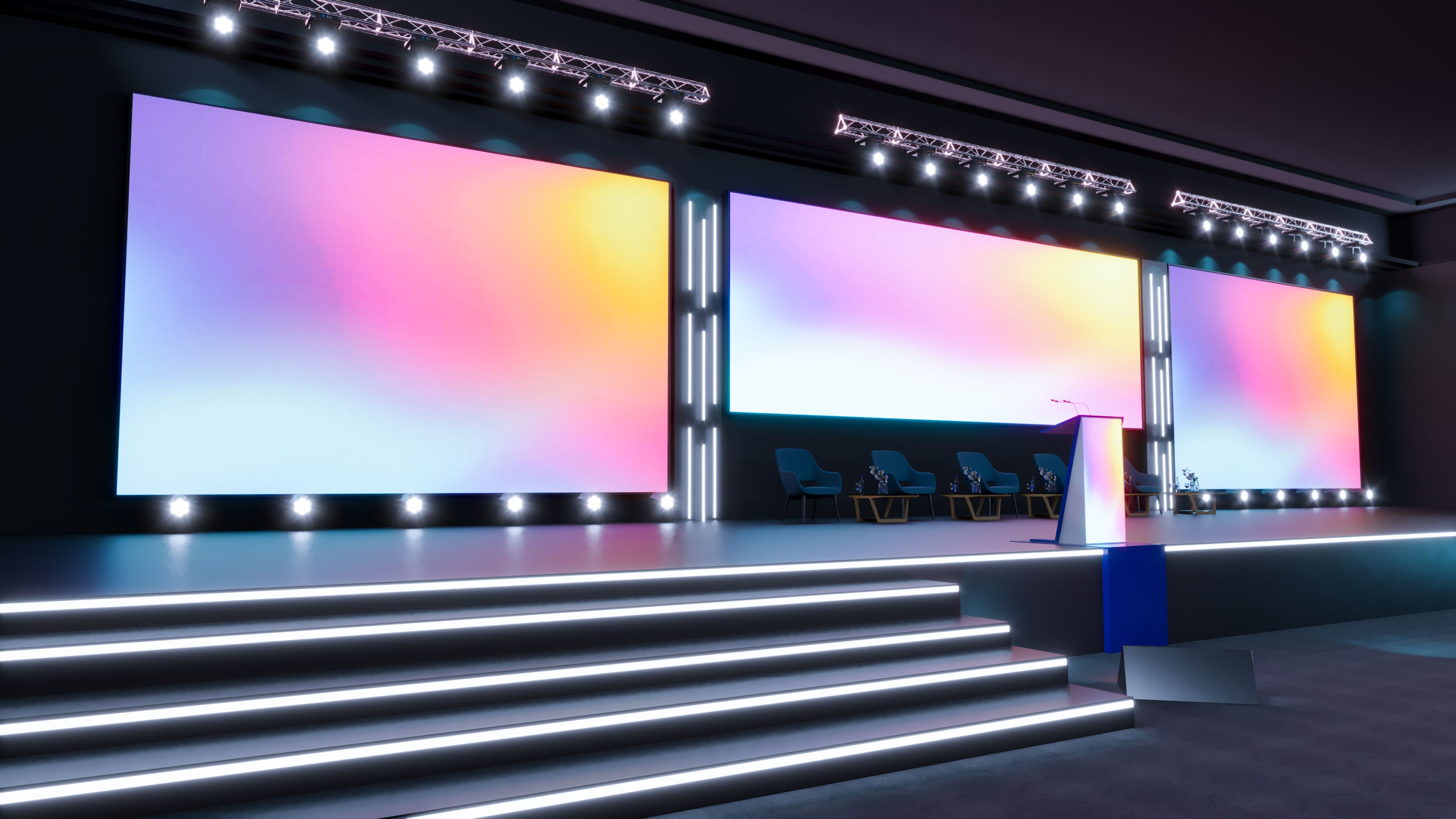 high tech event space
