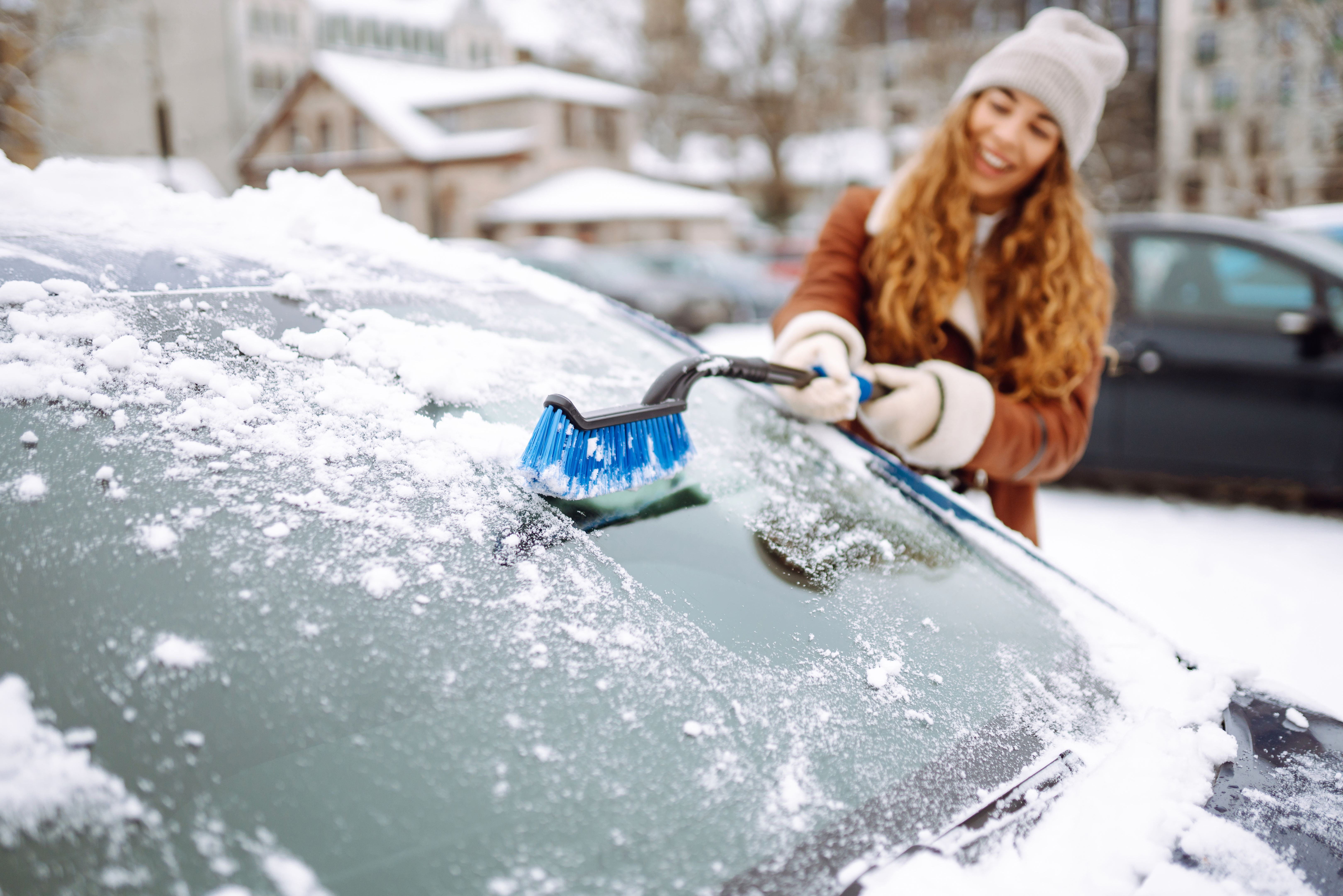 winter car cleaning