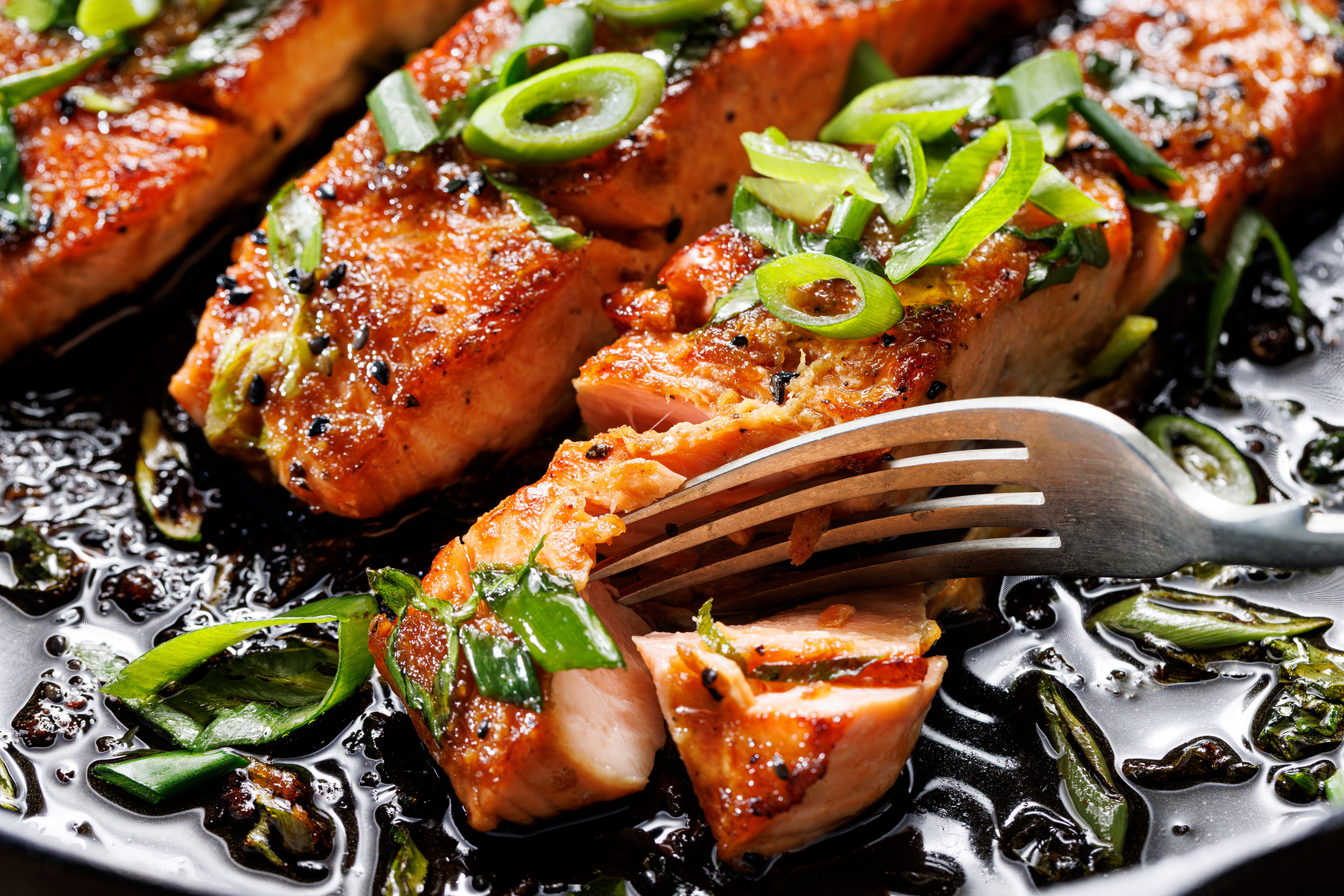 miso glazed salmon