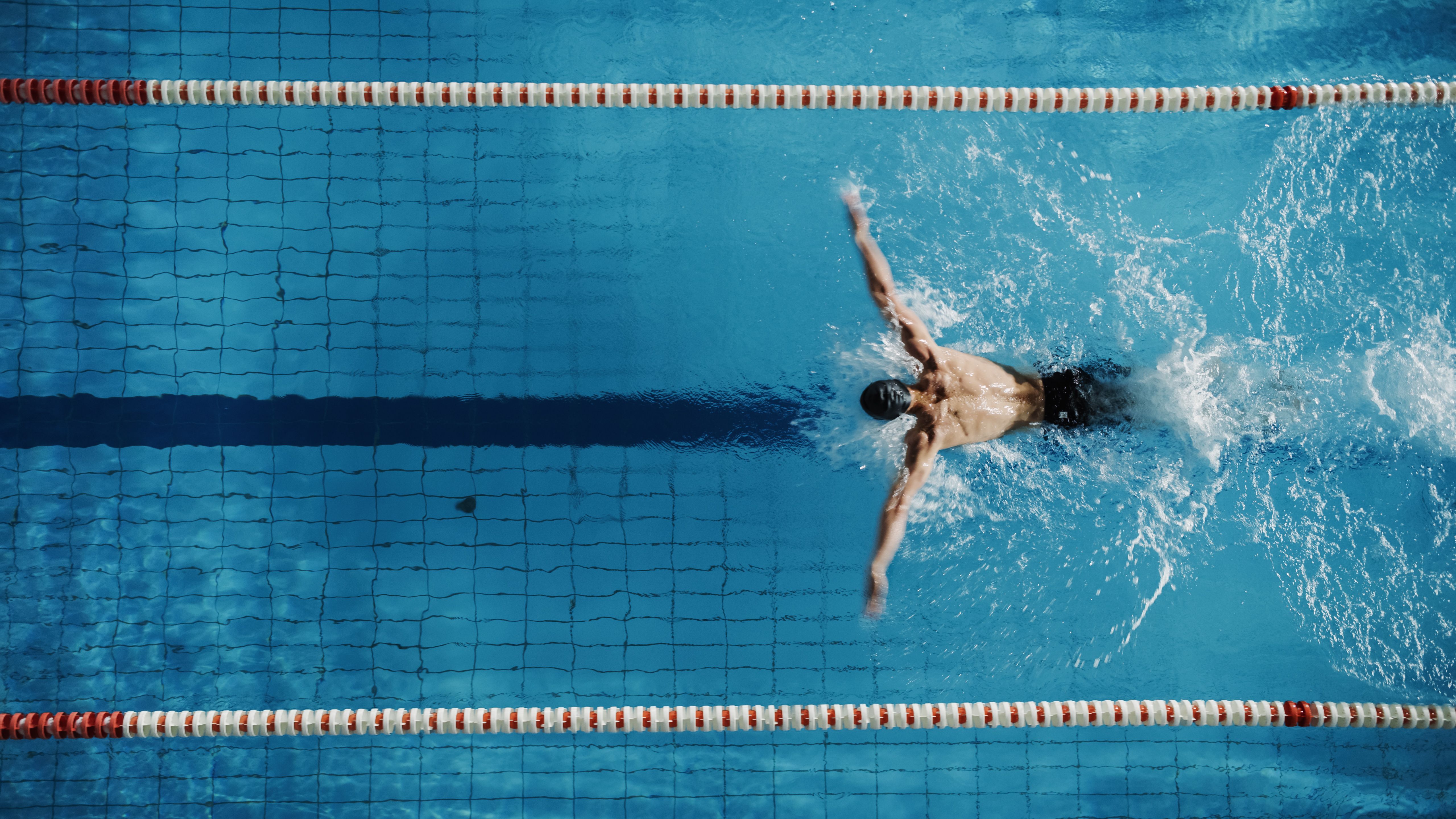swimmer in pool