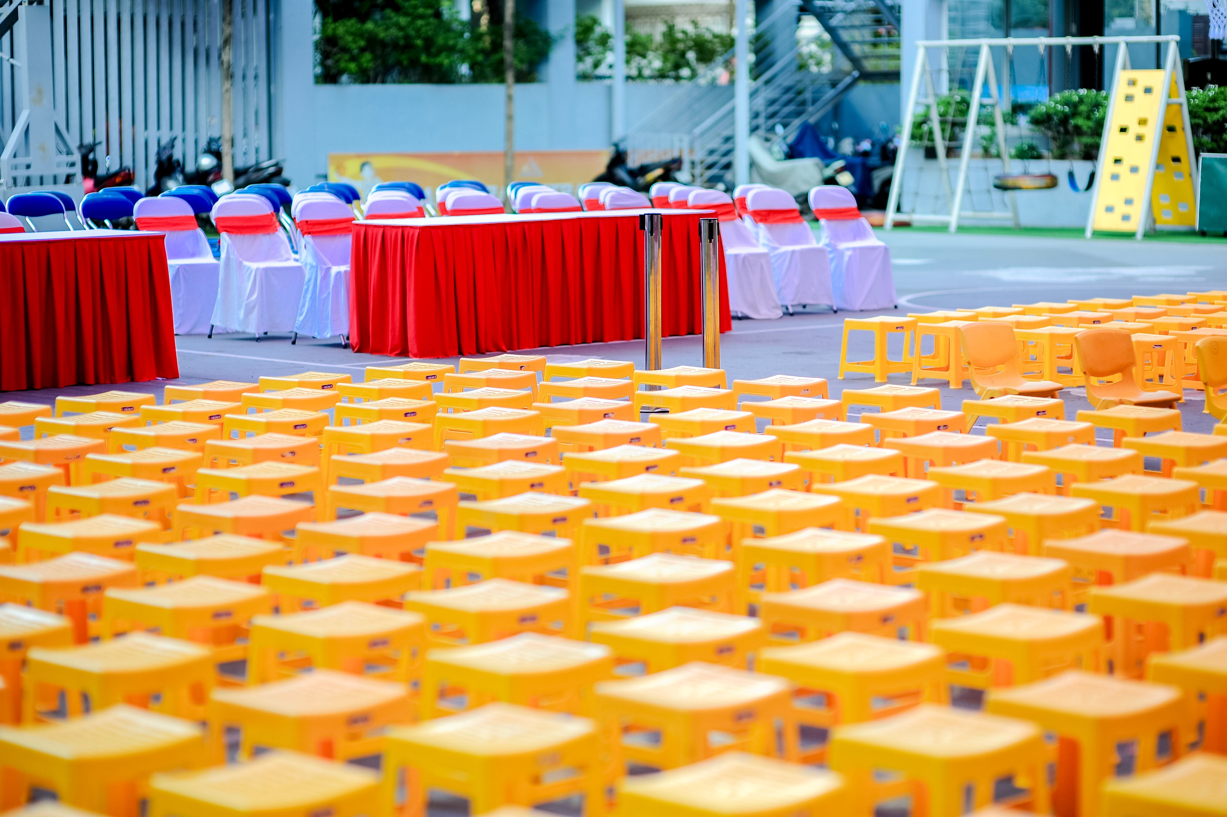 school seminar setup