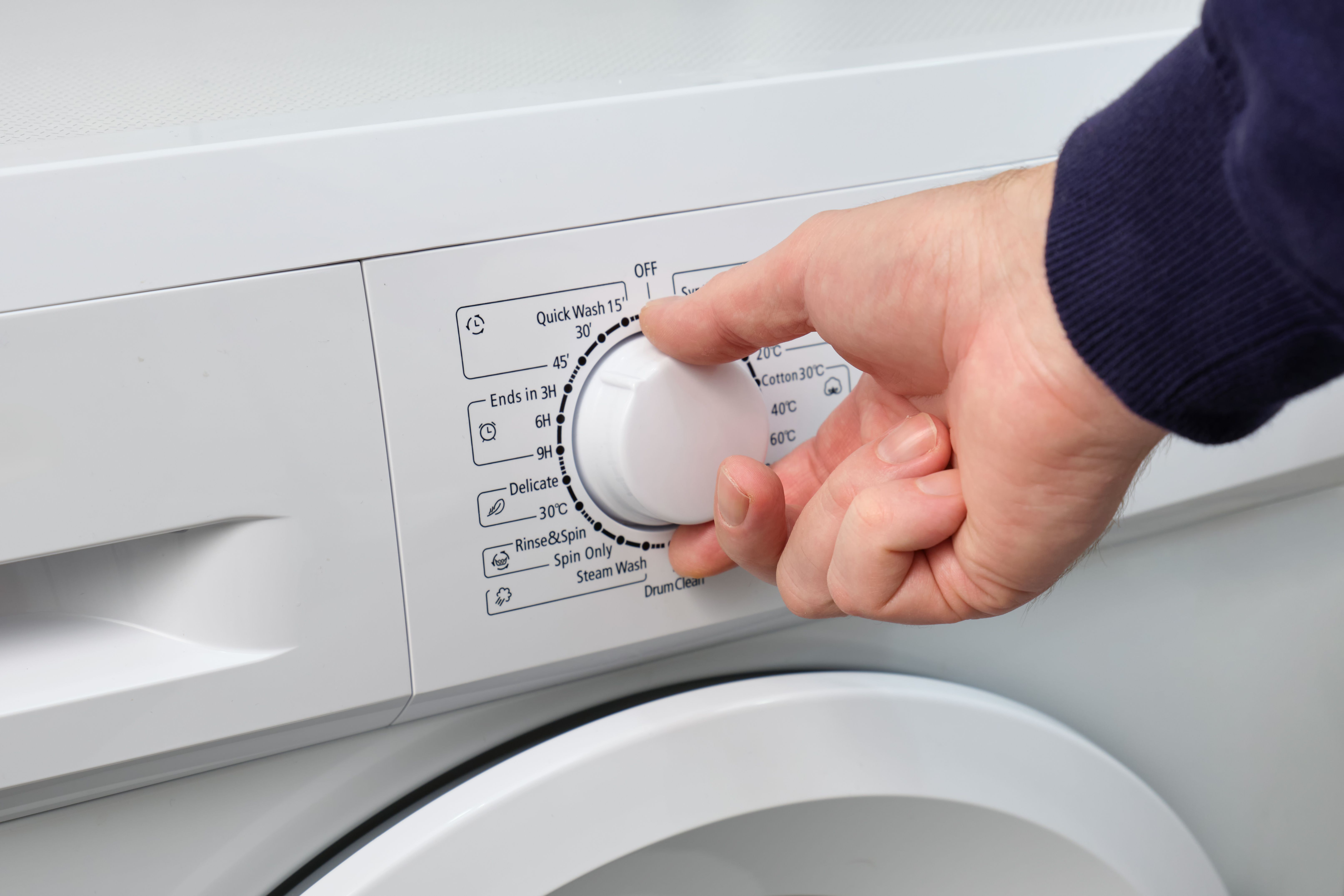 washing machine temperature