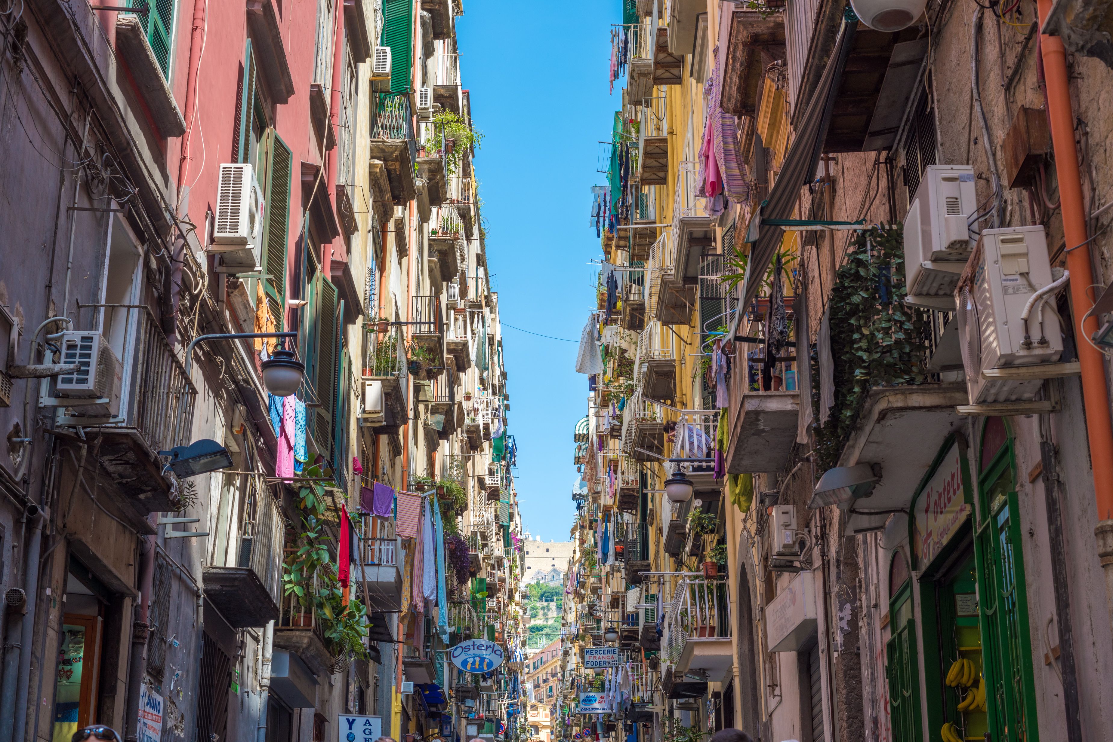 Colorful streets of Naples, Italy Colorful streets of Naples, Italy