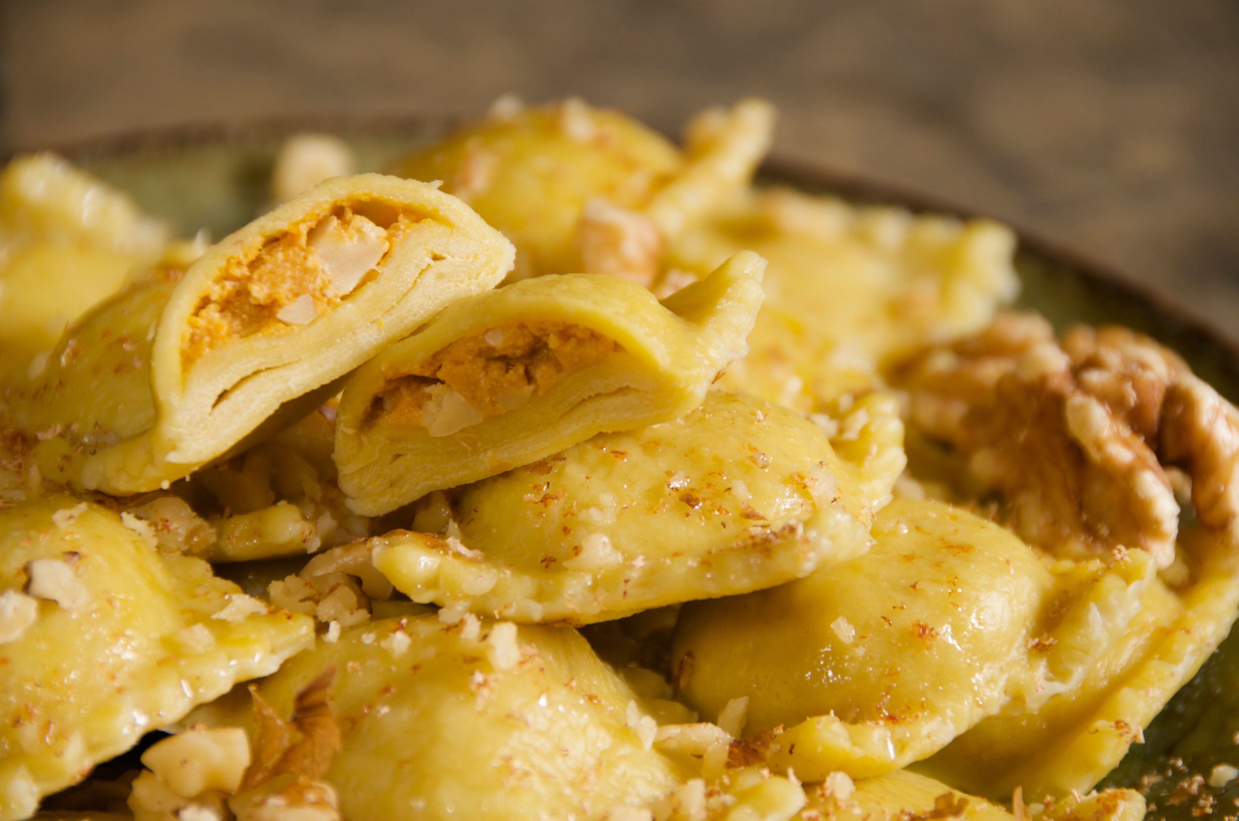 pumpkin ravioli
