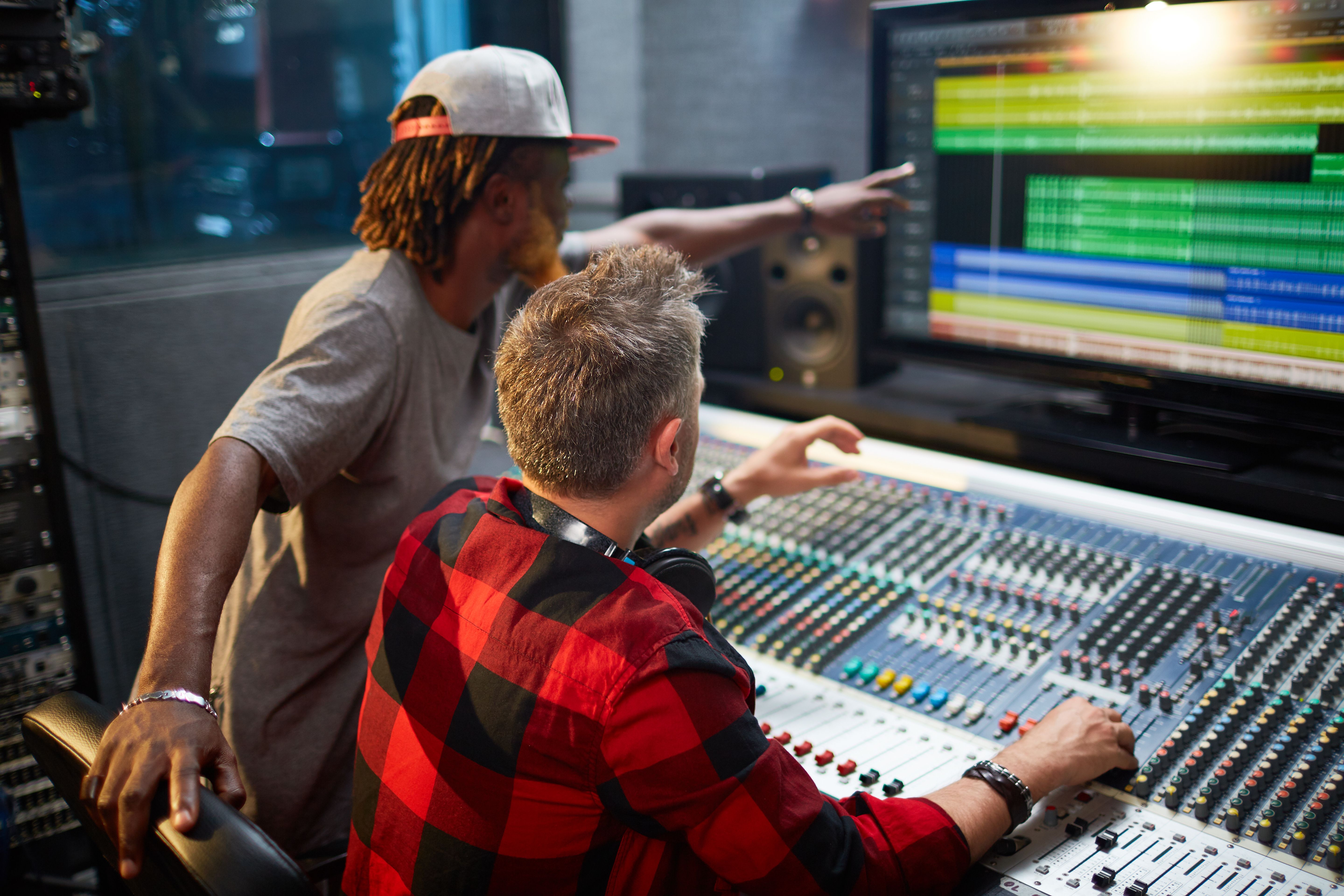 music producer studio