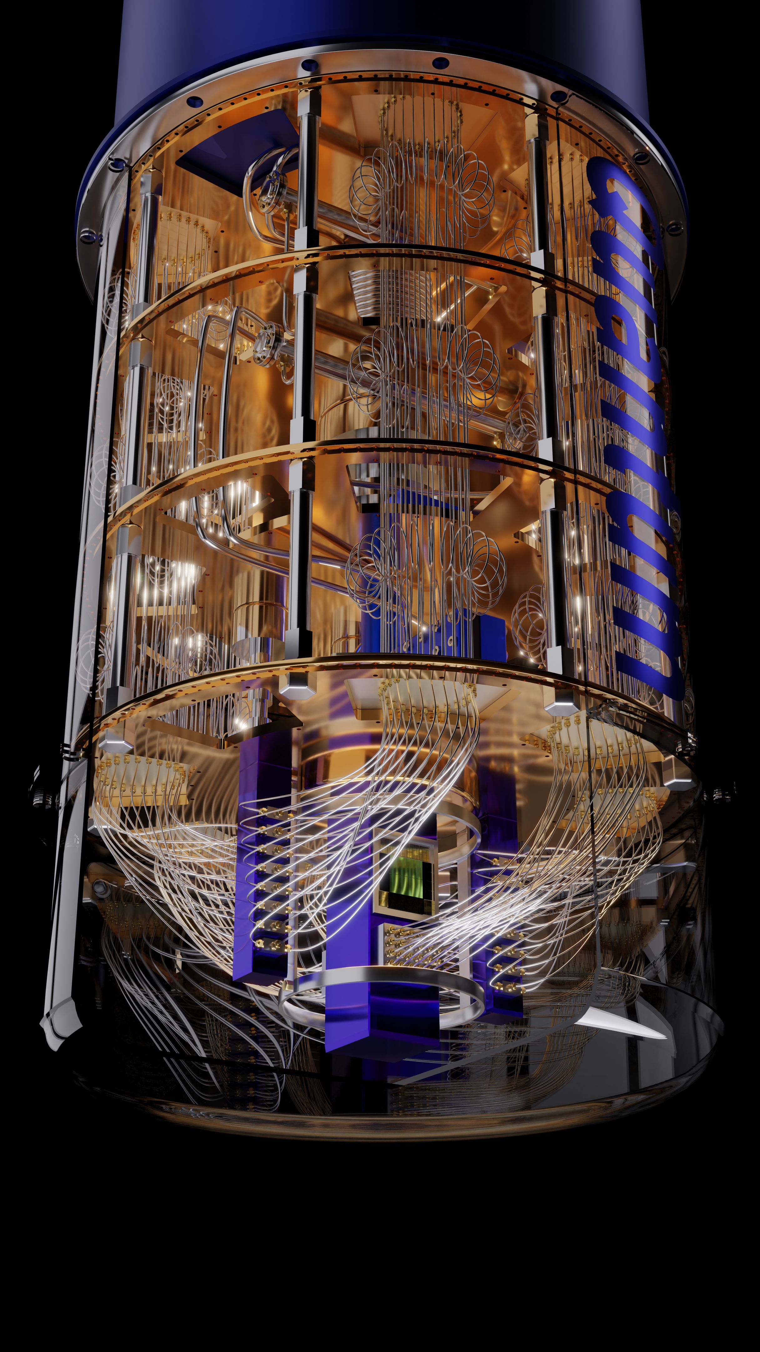 Quantum computer 3D Render Quantum computer 3D Render
