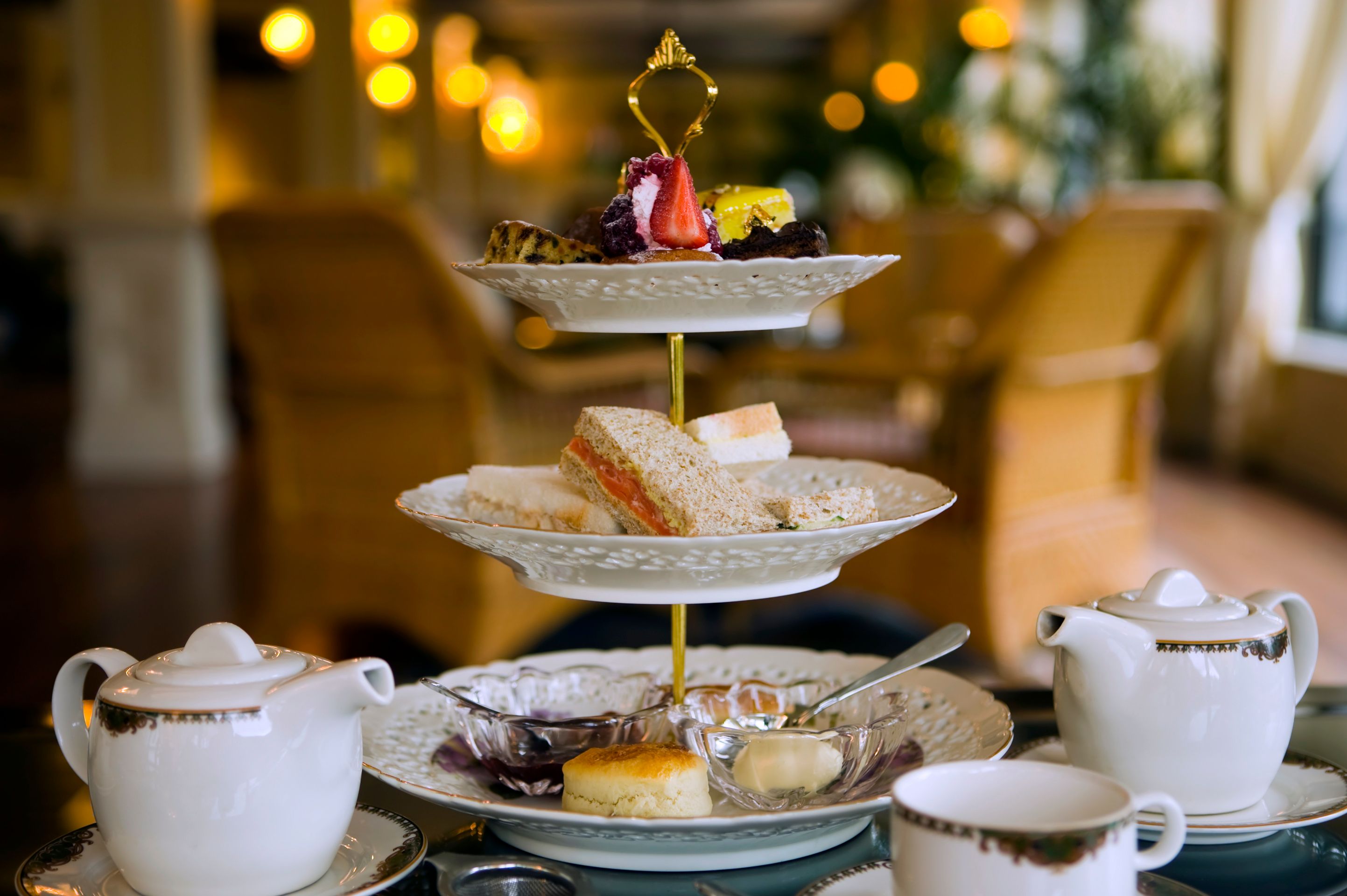 healthy afternoon tea