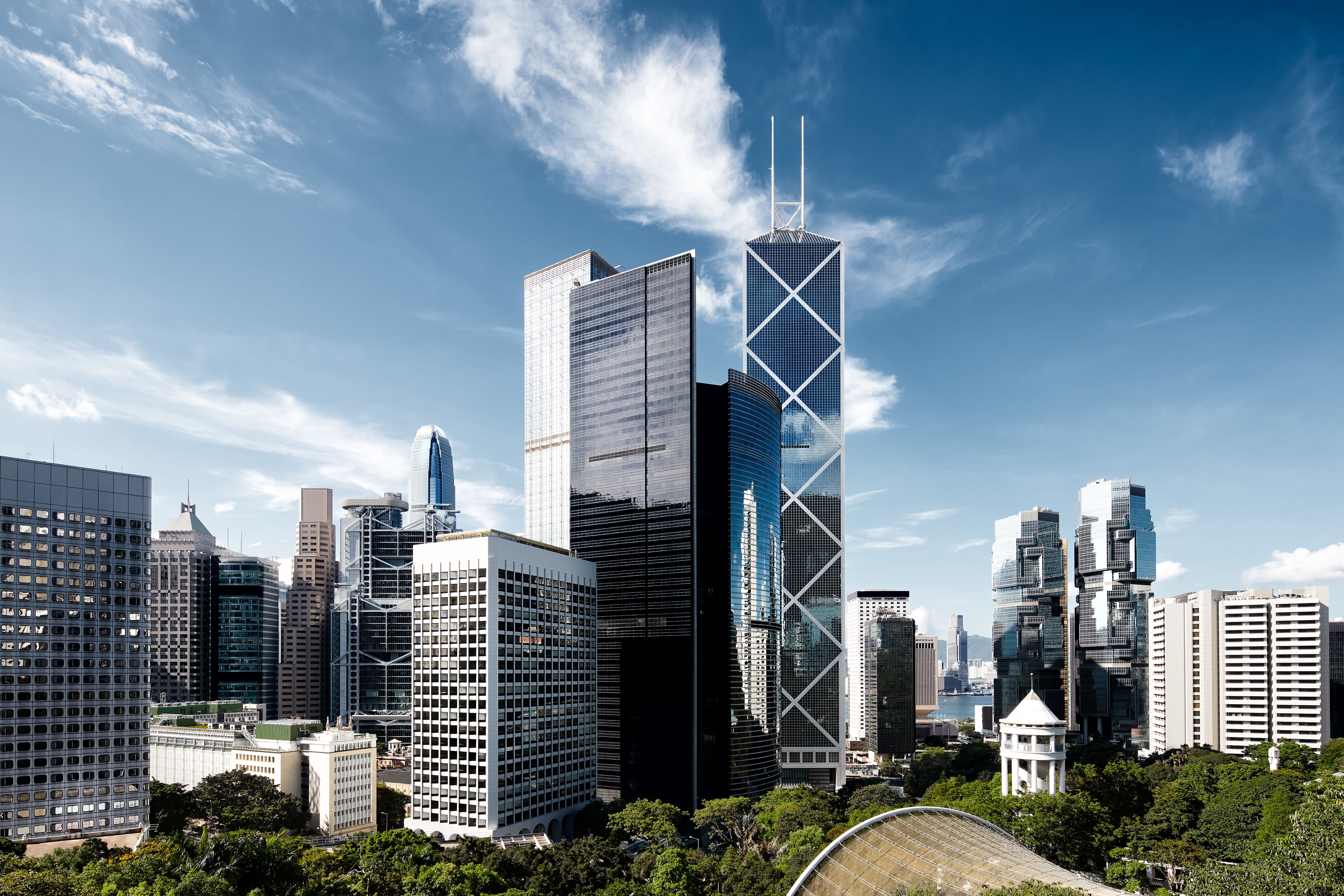 hong kong finance district