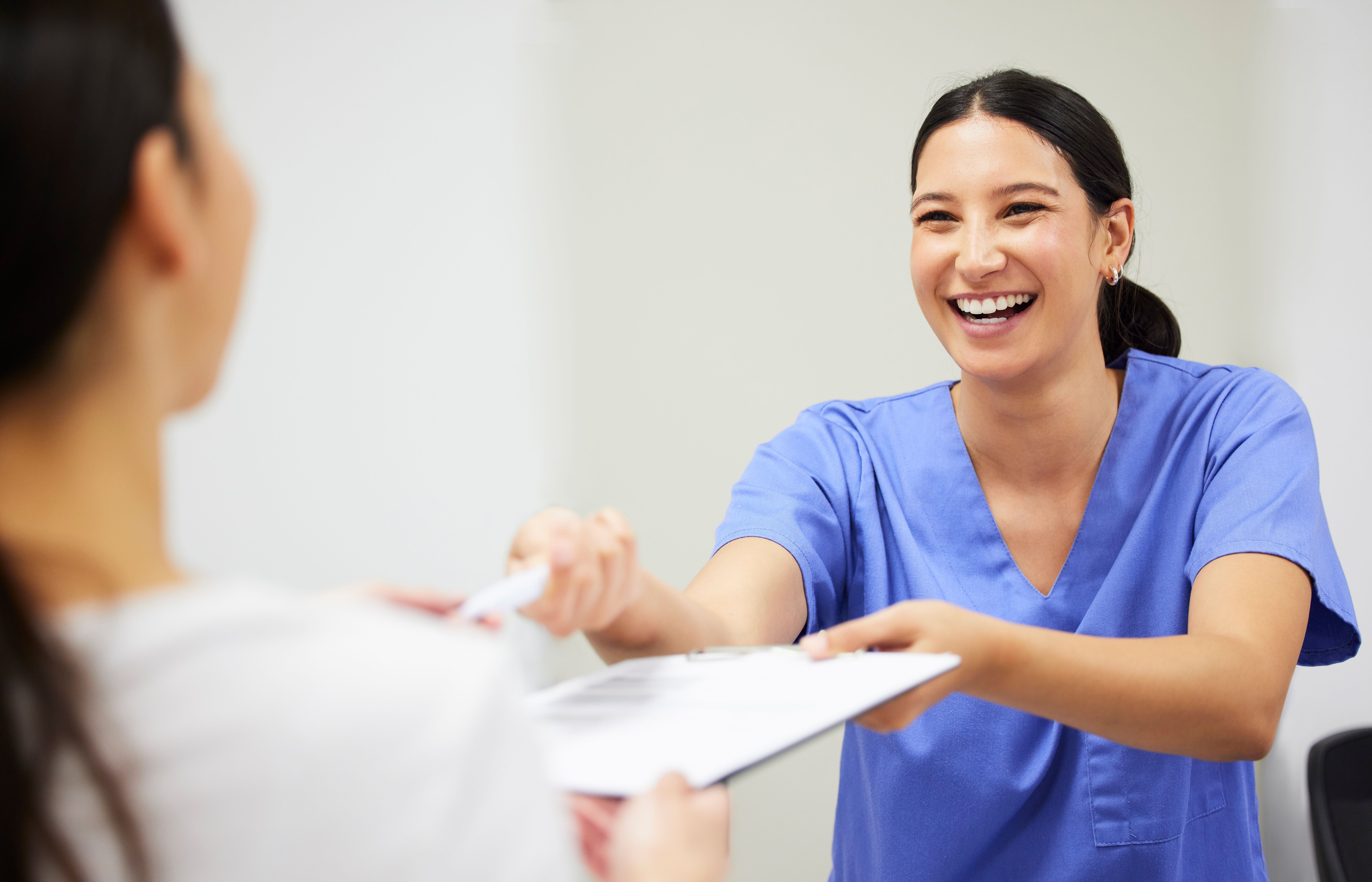 happy healthcare staff