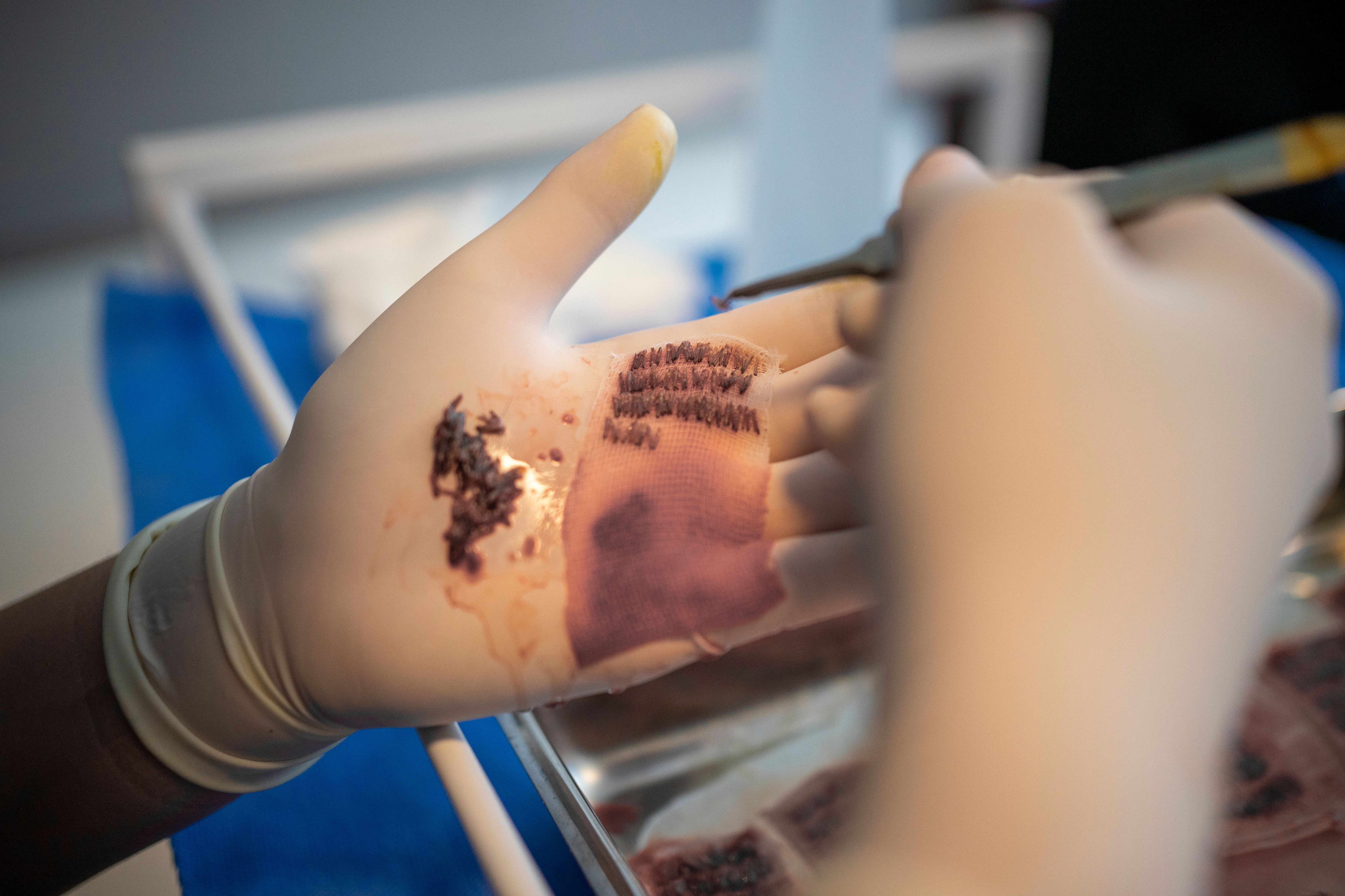 tattoo artist consultation