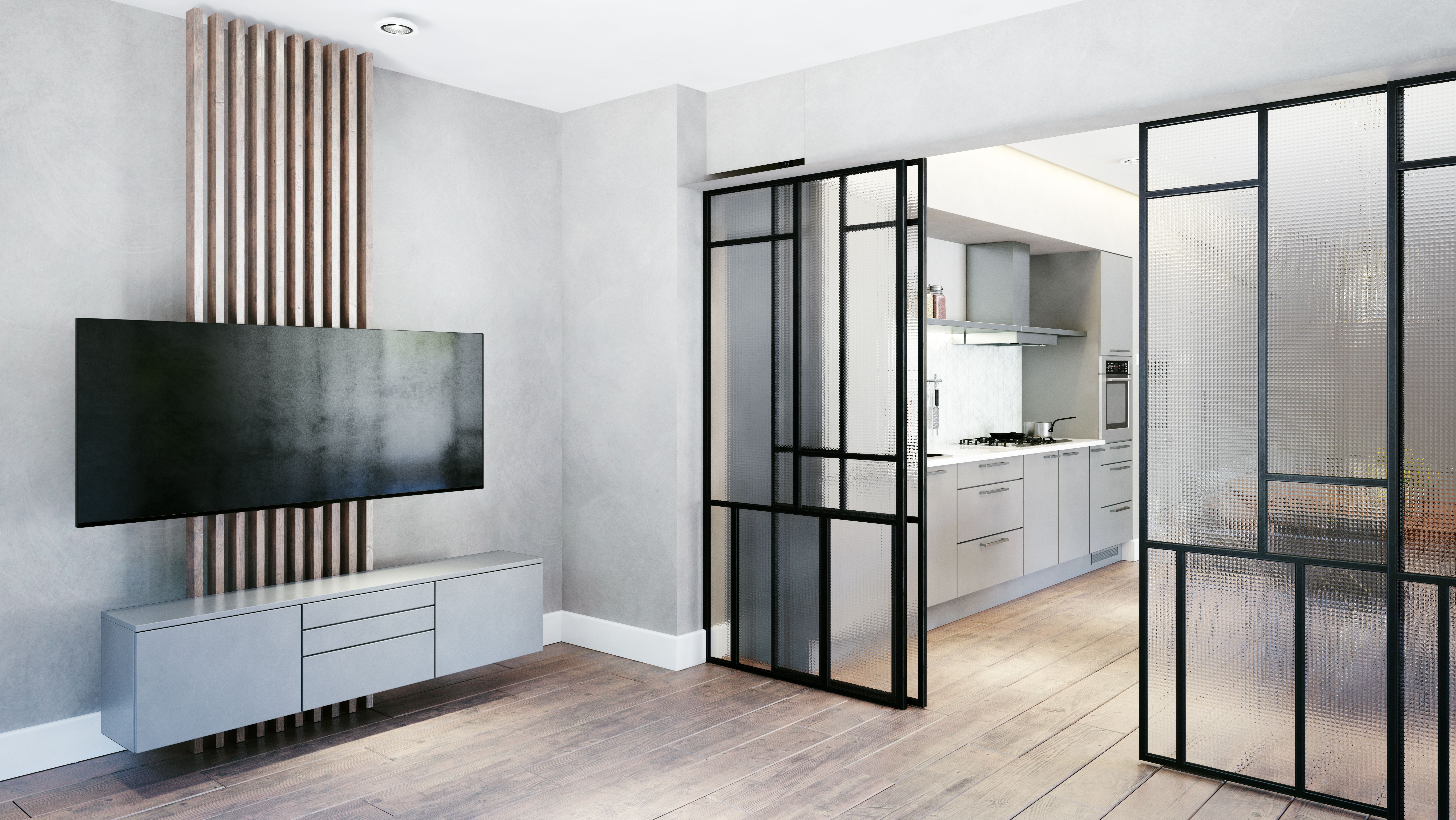 glass doors interior